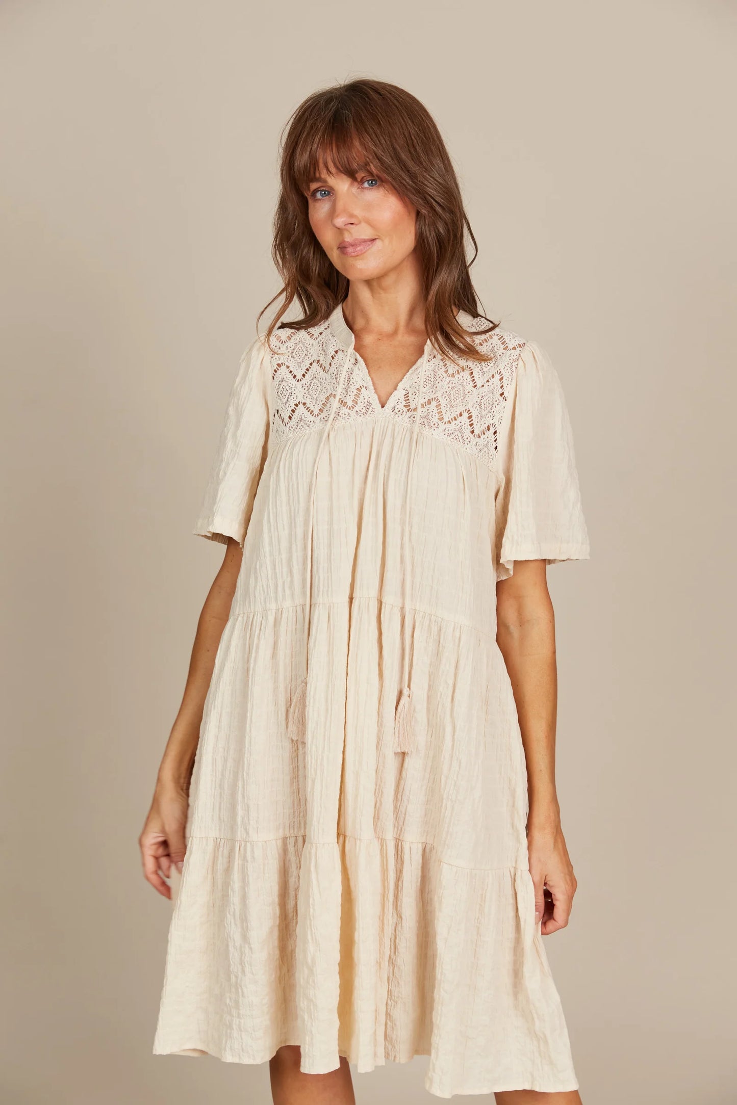 Fleur Dress - Canvas