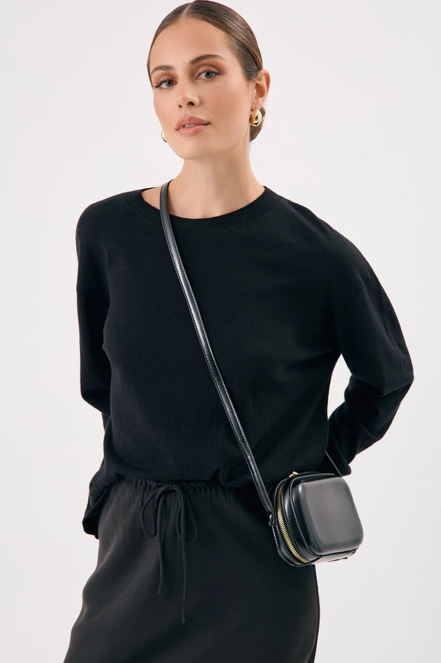 Cara Crossbody Bag - Black