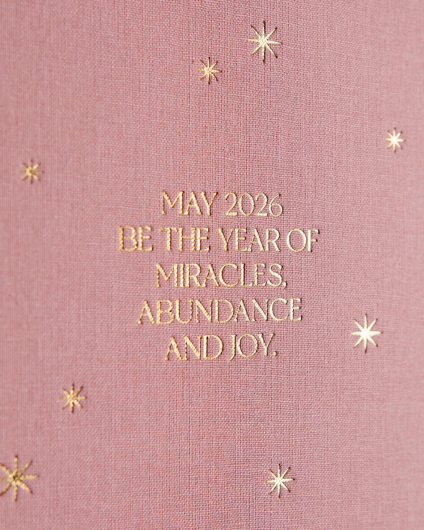 Dreamy Moons Daily Planner 2026 - Pink and Gold