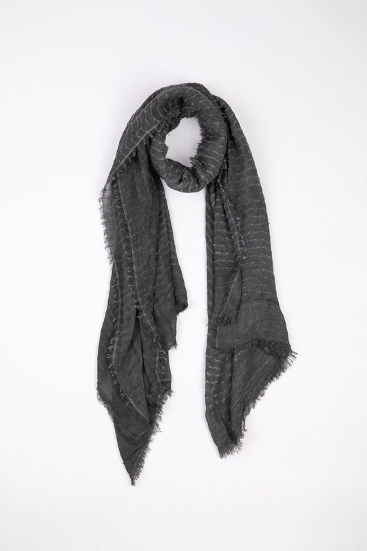 Morocco Scarf - Charcoal