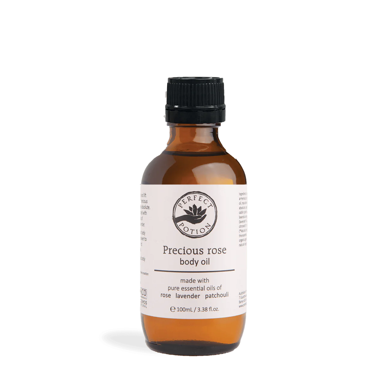 Rose petal body oil