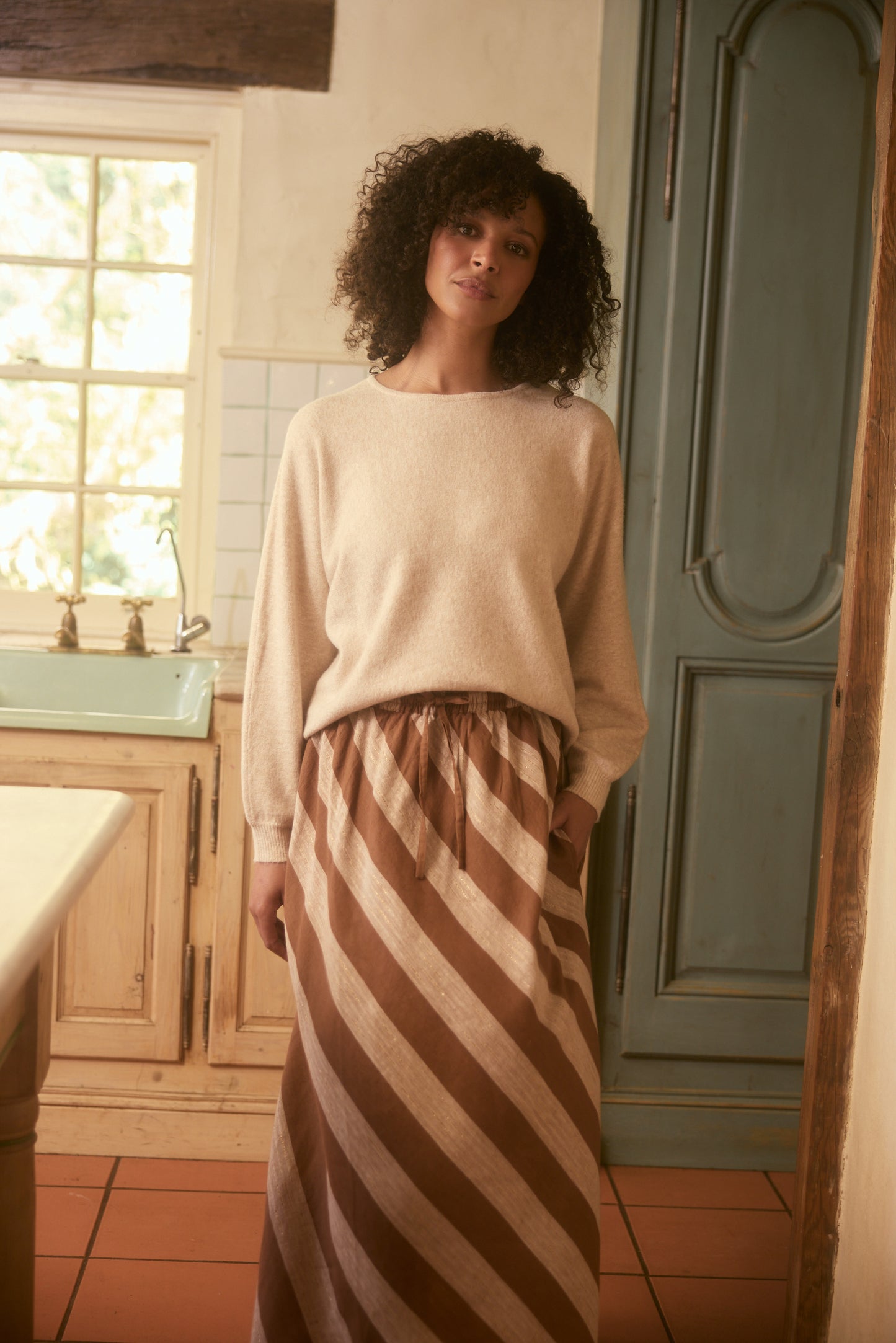 Nadia Skirt | Sienna Stripe