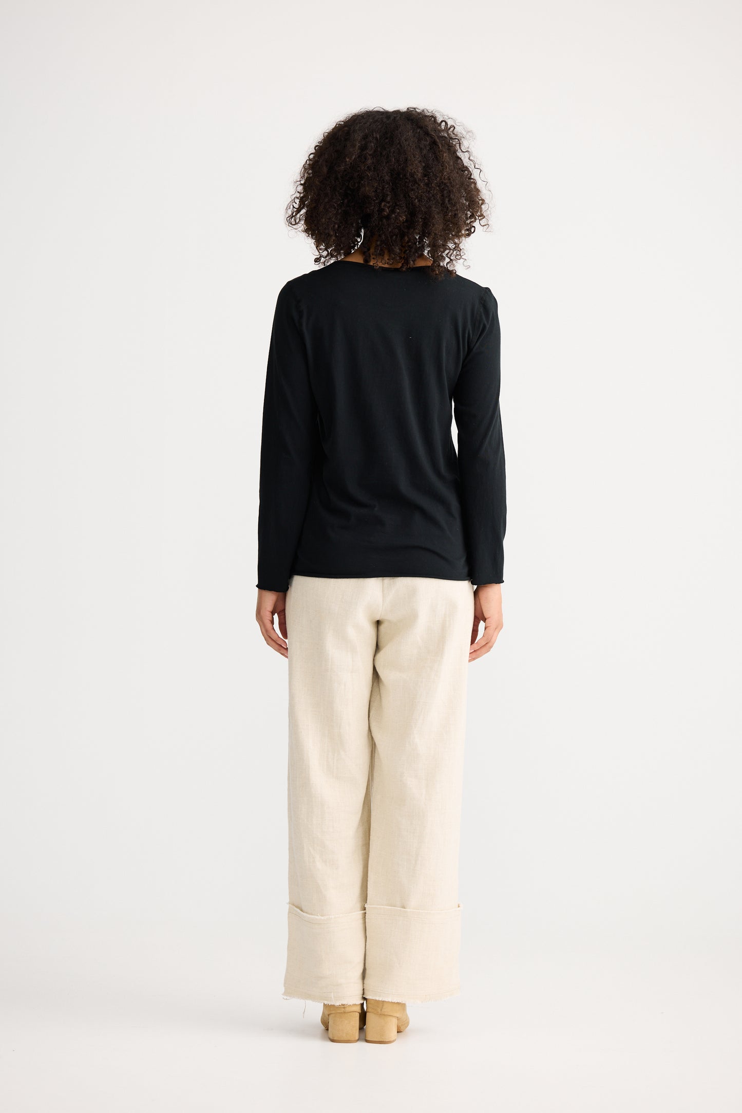 Kasai Long Sleeve Tee | Black