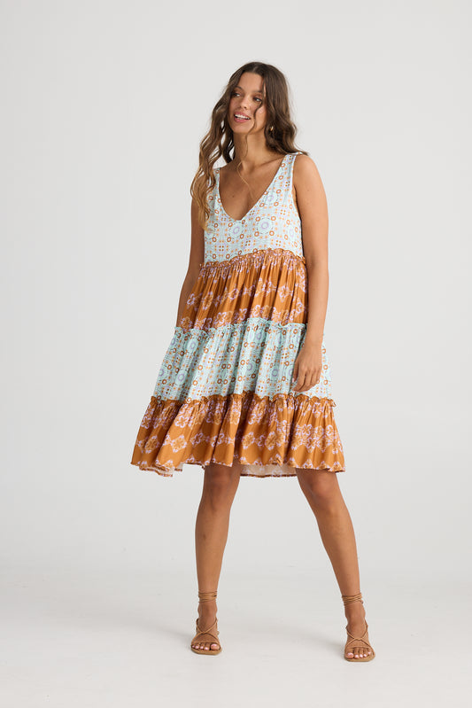 Lucky Charm Dress - Medina Blue