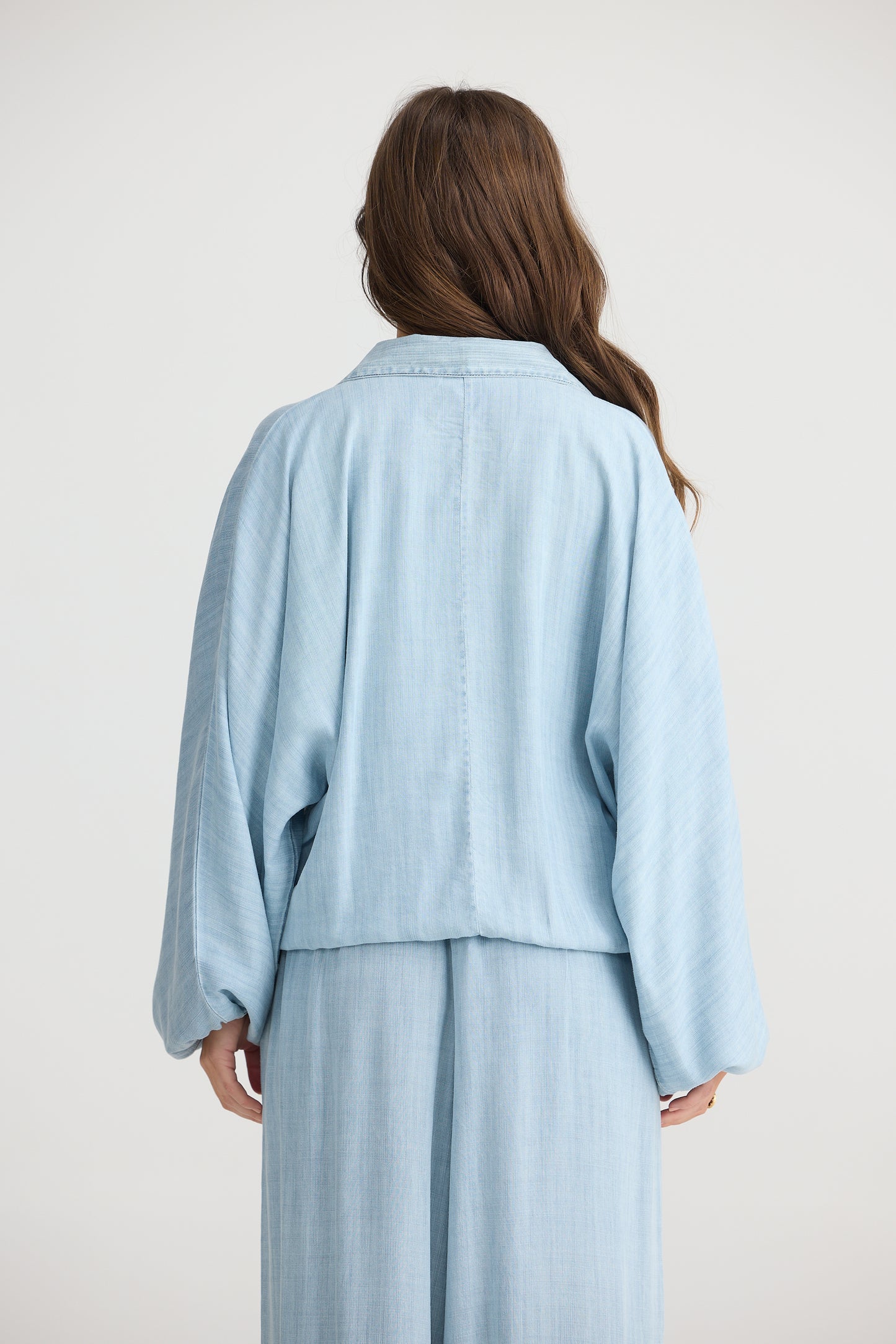 Hazel Shirt - Light Denim Wash