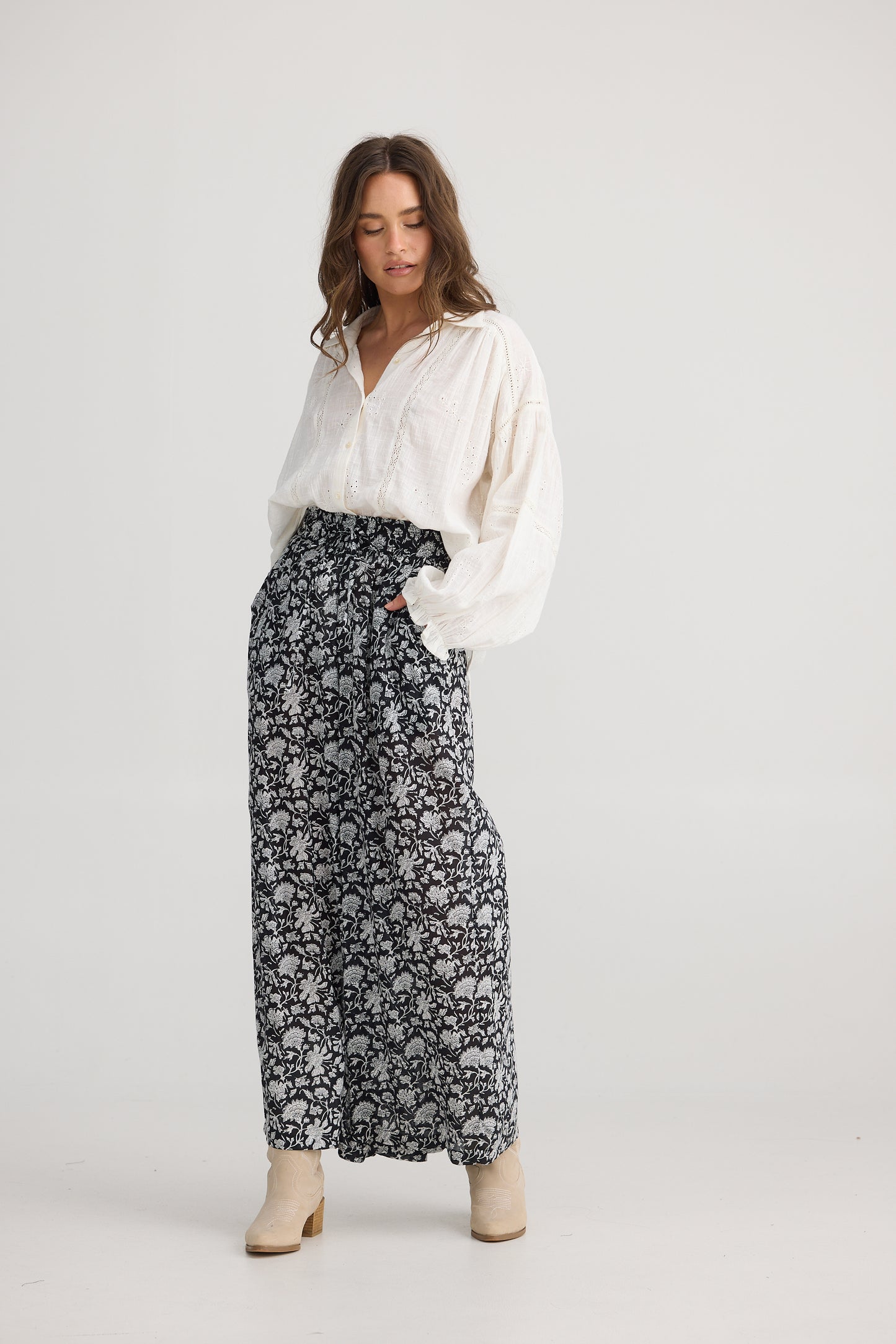 Freedom Pant - Black Moon River