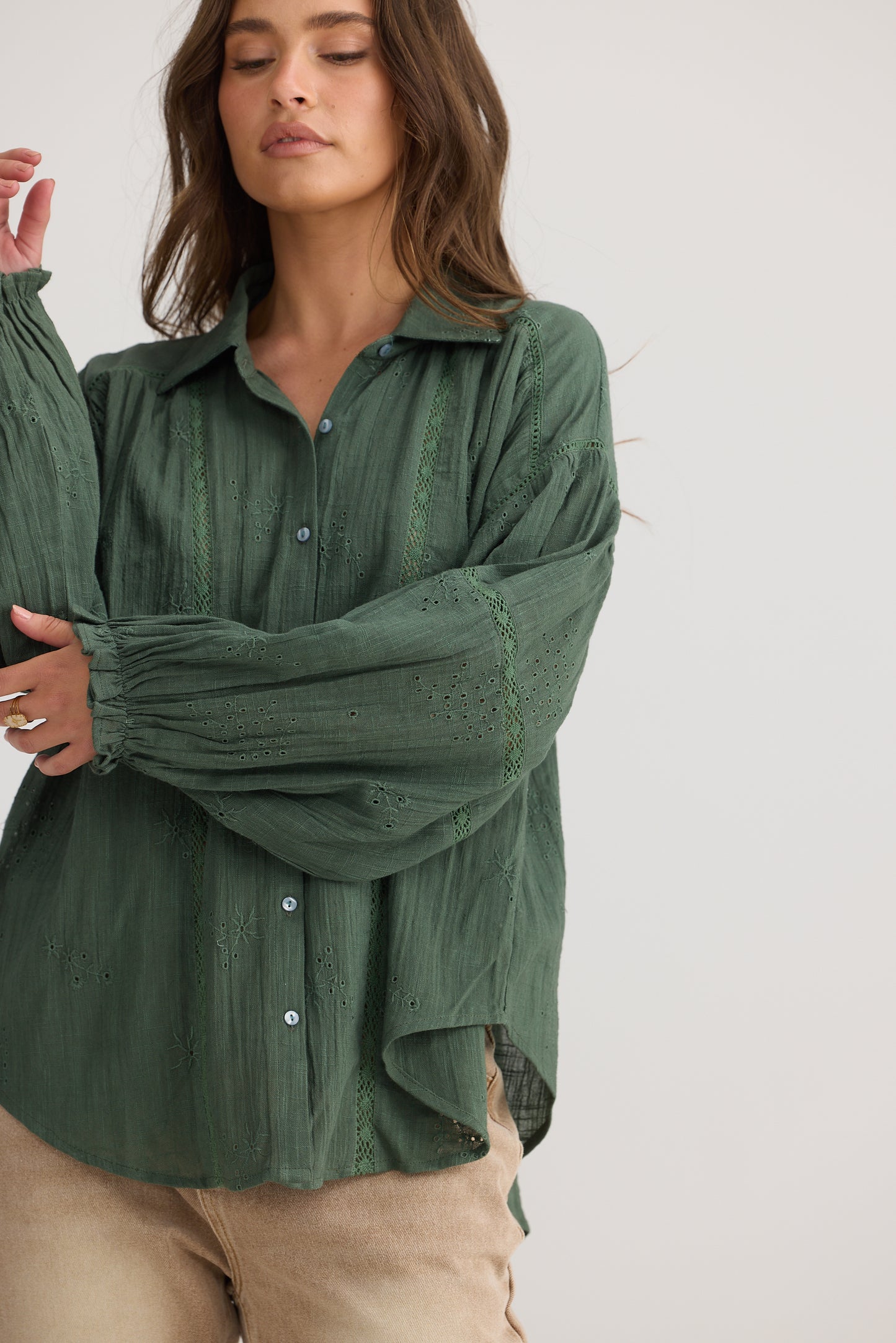 Anastasia Shirt - Olive