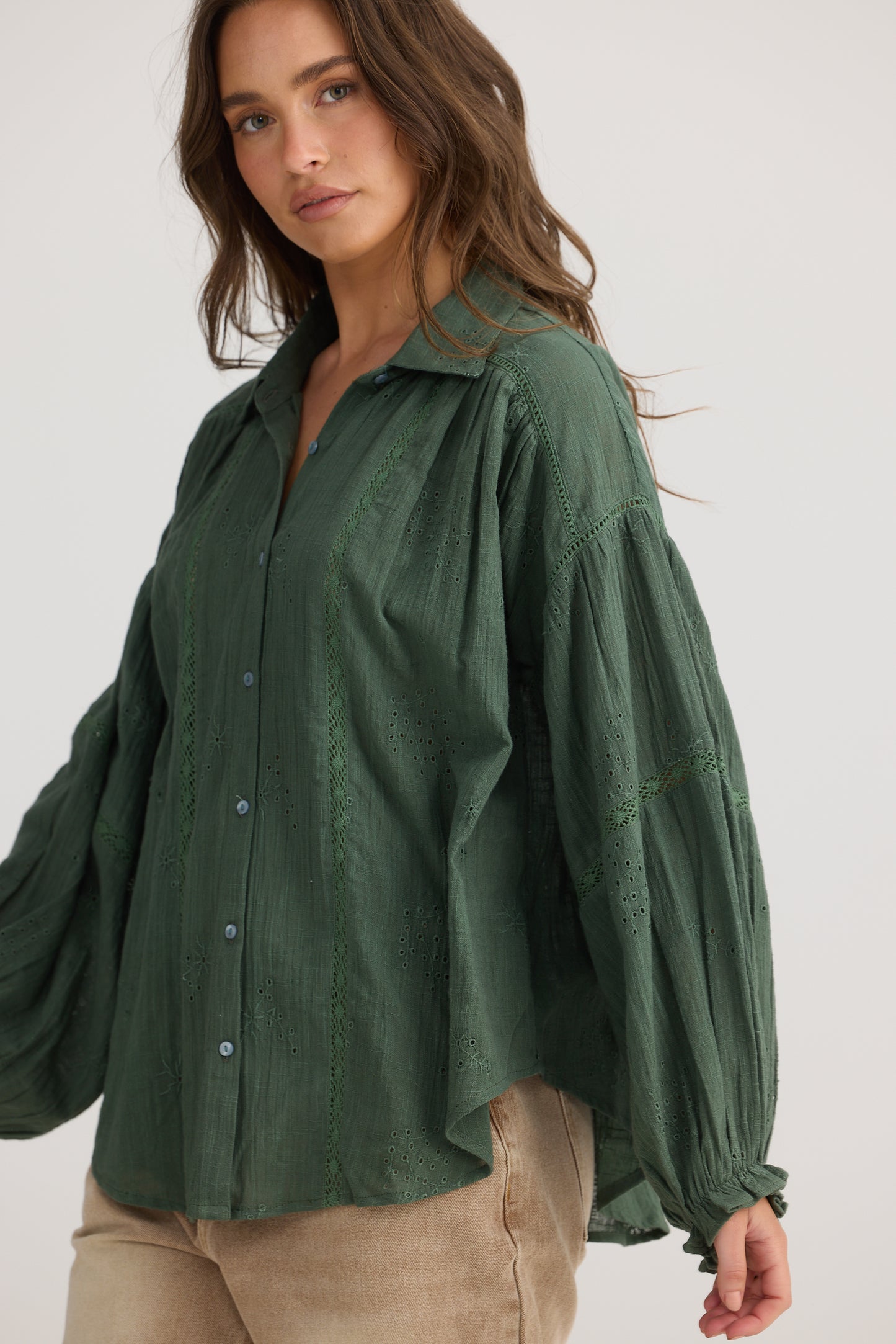 Anastasia Shirt - Olive