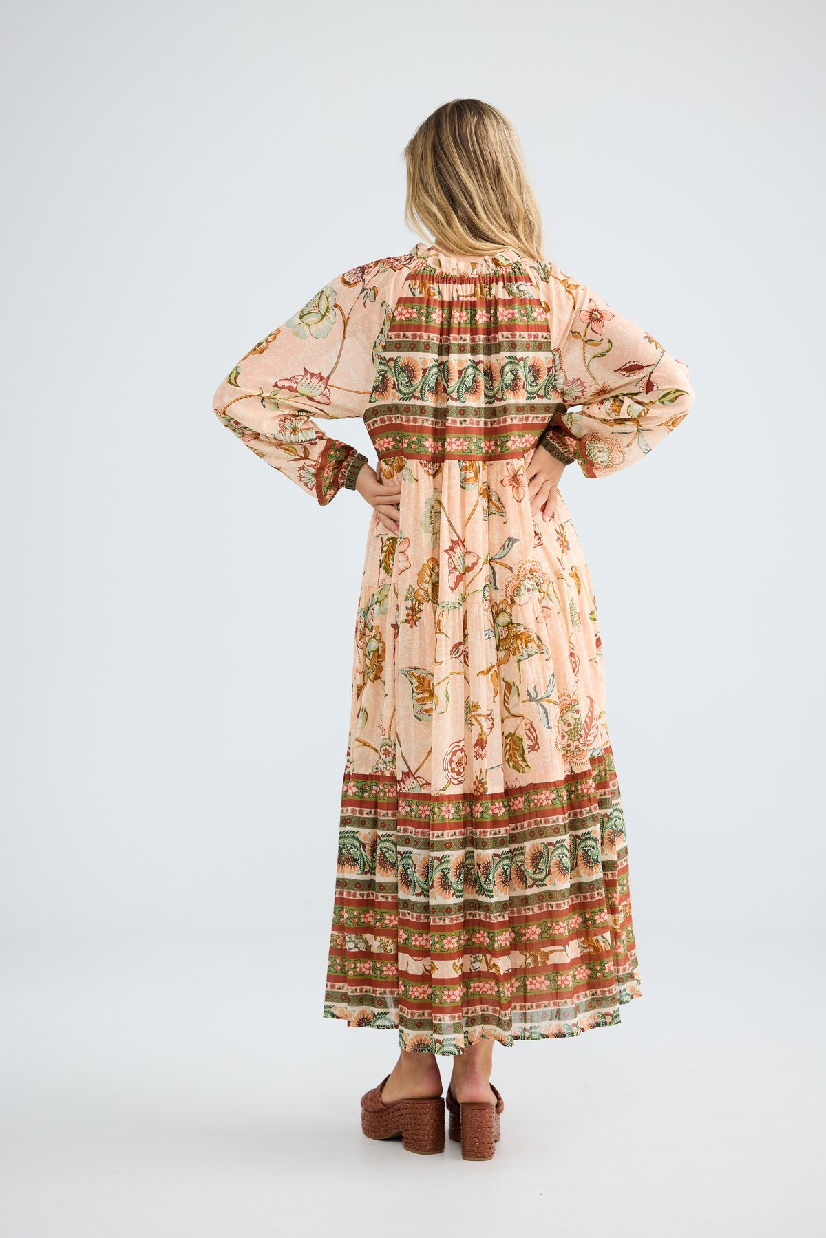 Damascus Dress in Wildflower Oasis