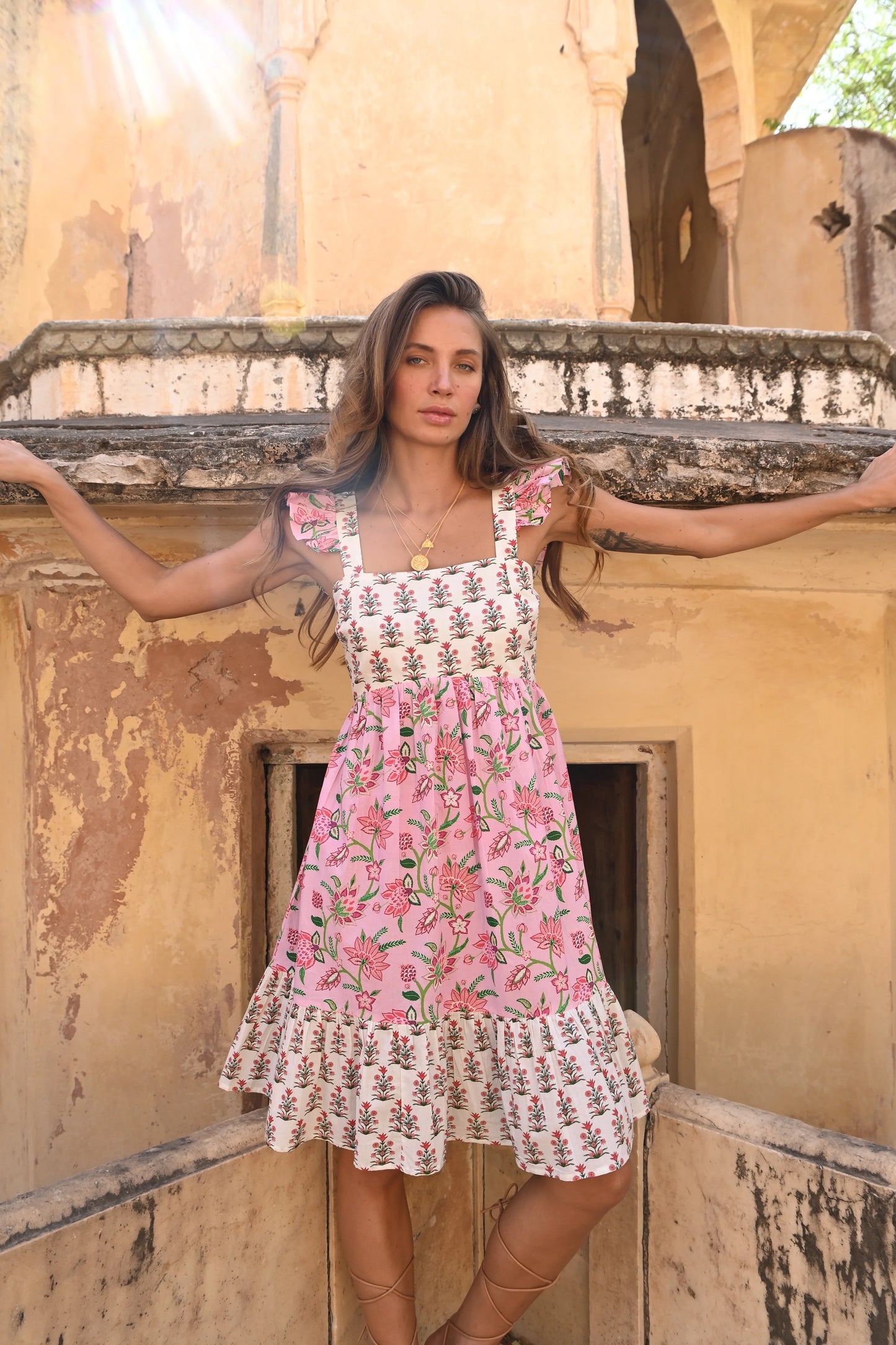 Zoe Dress - Strawberry Fields
