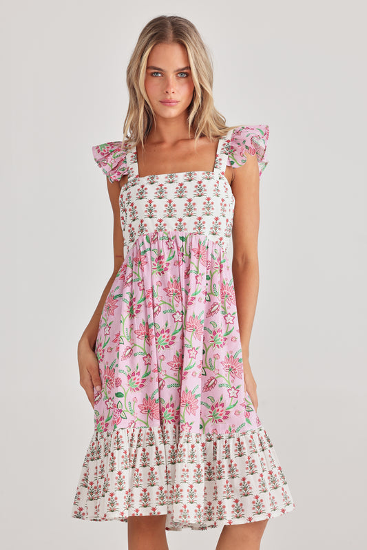 Zoe Dress - Strawberry Fields