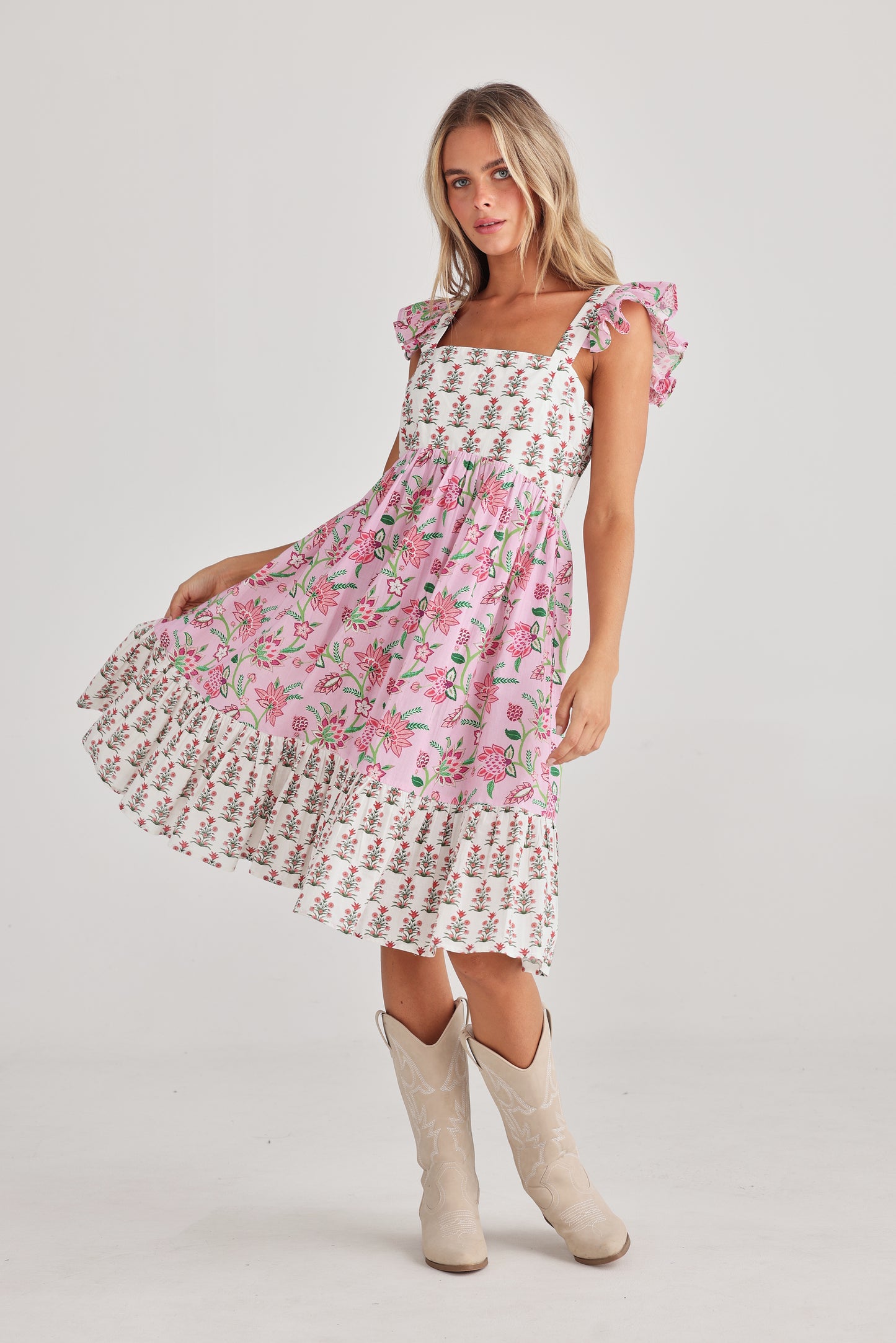 Zoe Dress - Strawberry Fields