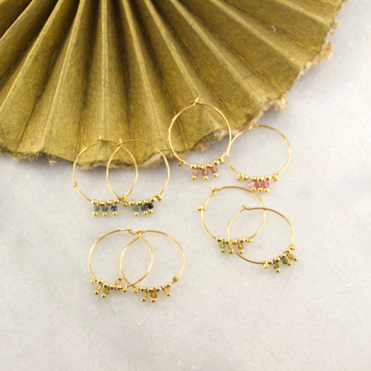 Divine Treasures Tourmaline Earrings - Veluna