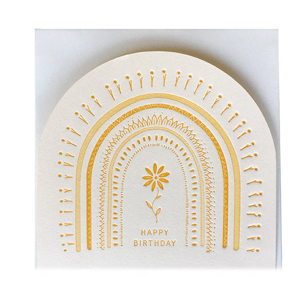 Happy Birthday - Flower Greeting Card | The Little Press
