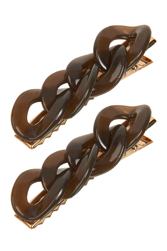 Nama Hair Clip - Mocha