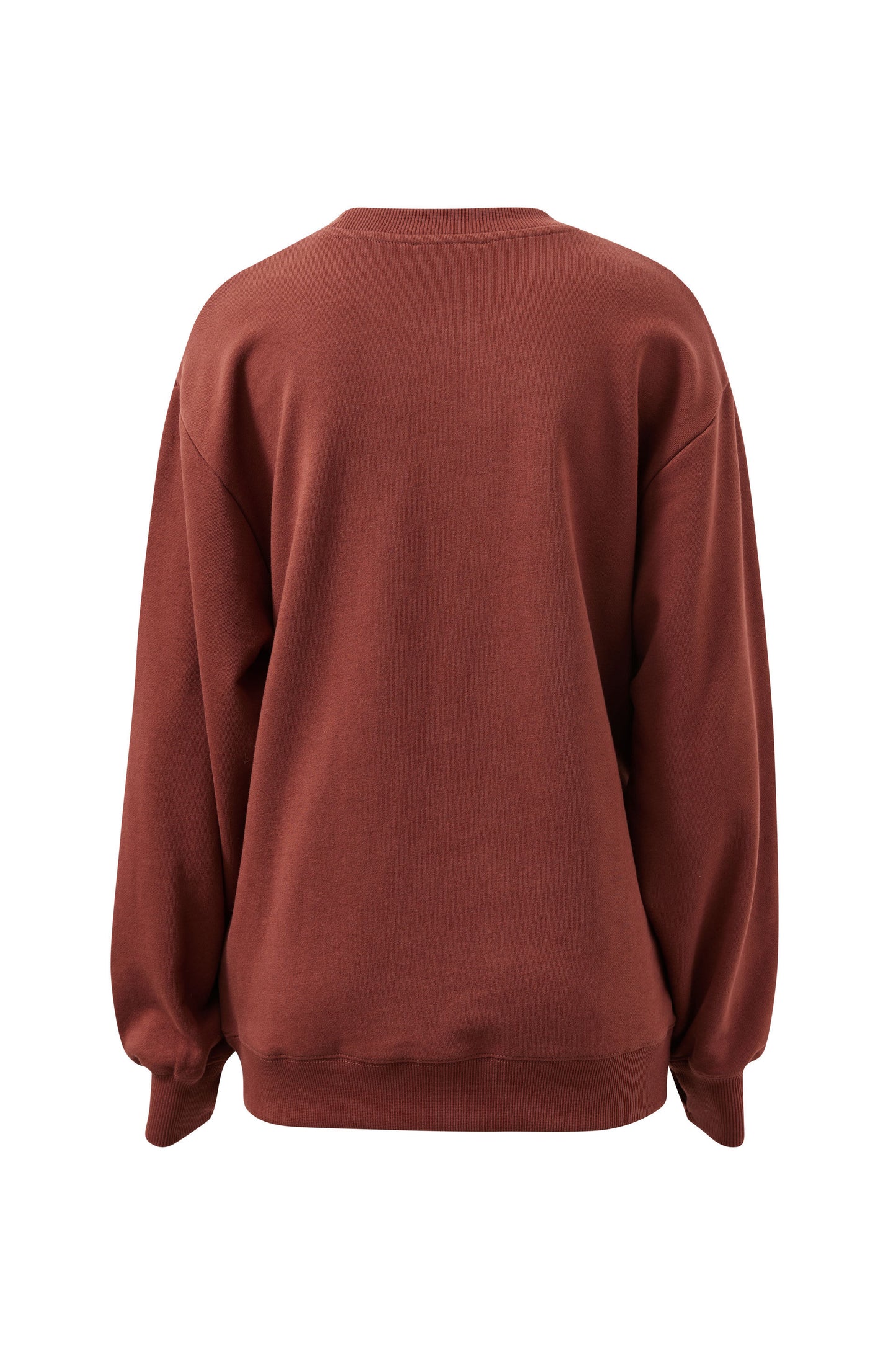 Isla Oversized Slouchy Crew | Burnt Toffee