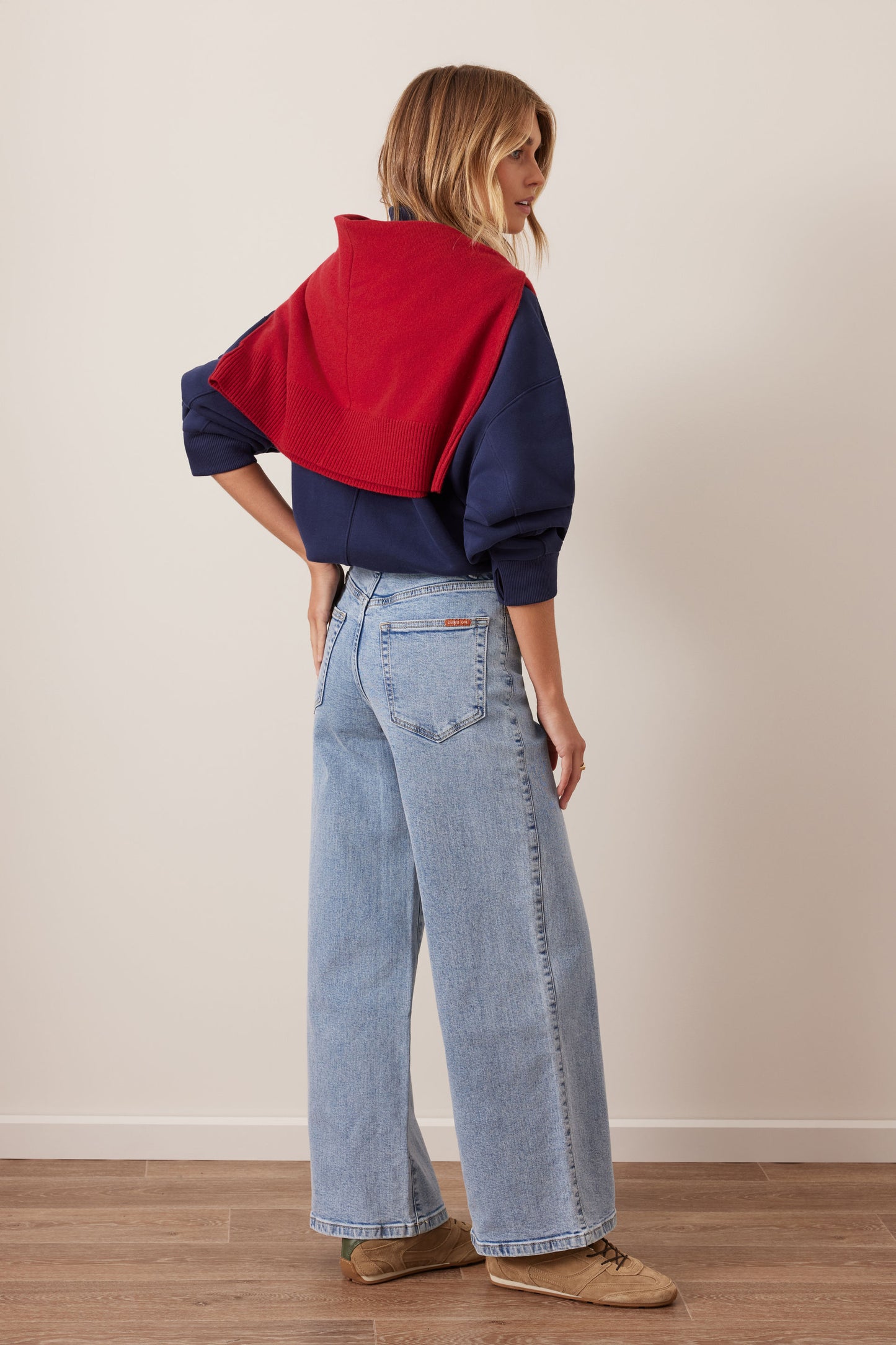 Evie Wide Leg Jean | Vintage Blue Wash