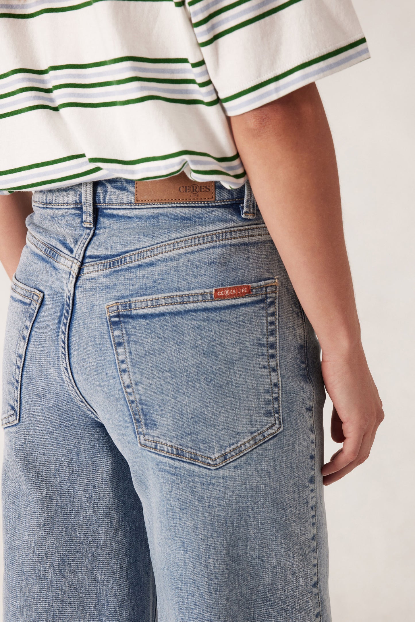 Evie Wide Leg Jean | Vintage Blue Wash
