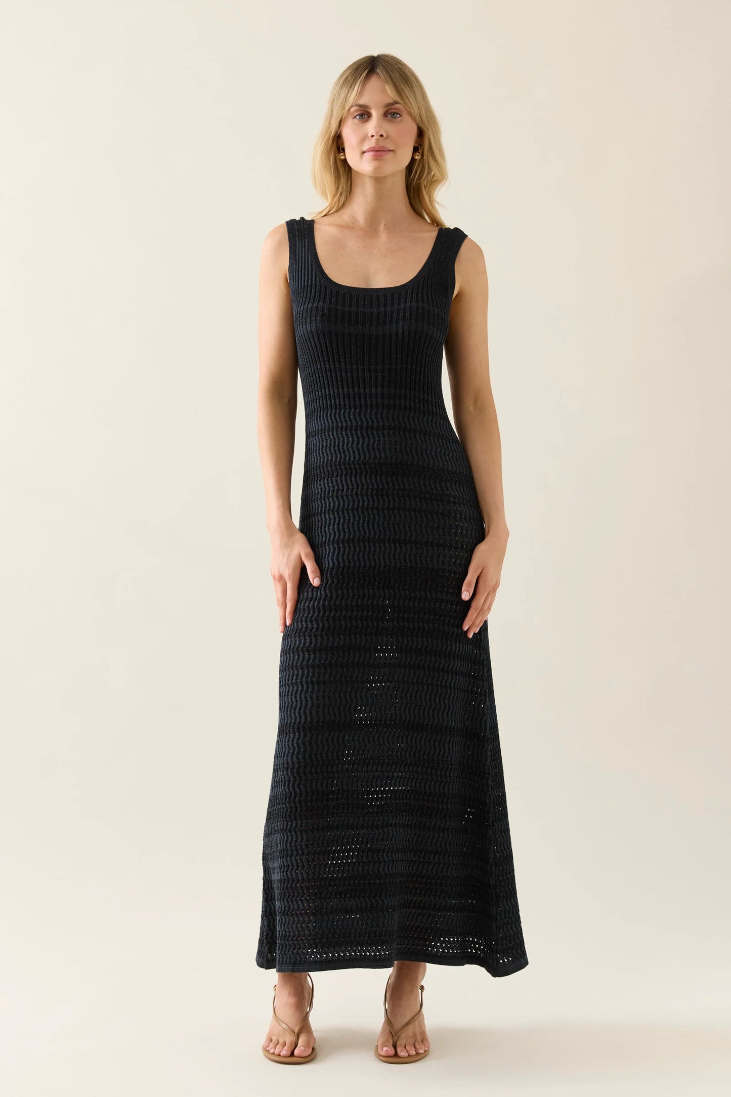 Ida Knit Tank Dress - Navy