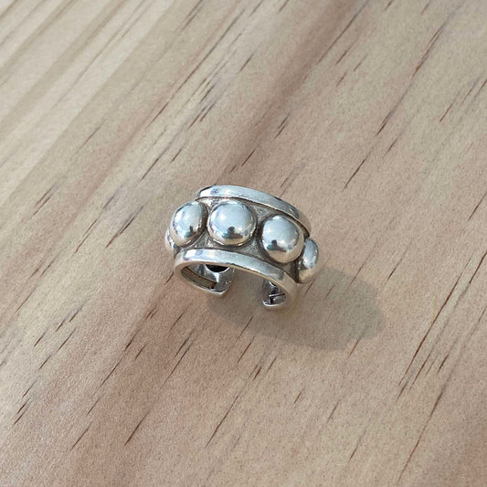 Sterling Silver Balls Ring