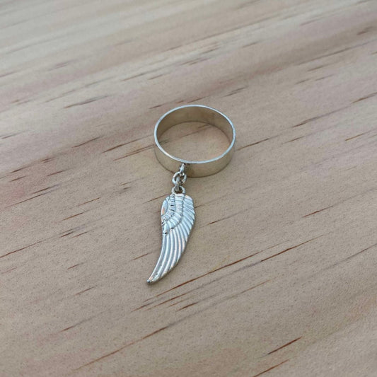 Sterling Silver Feather Ring