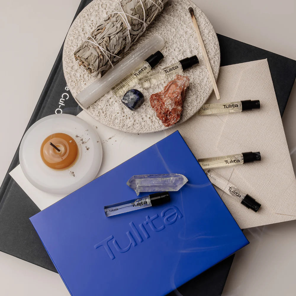 Tulita Discovery Set - Receive a $30 Gift Voucher with purchase  towards a full size Tulita Perfume with ELM.