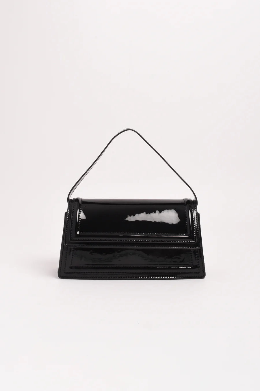 Ava High Shine Structured Small Bag