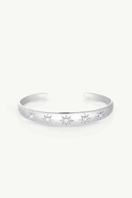 Alina Opal and Silver Cuff