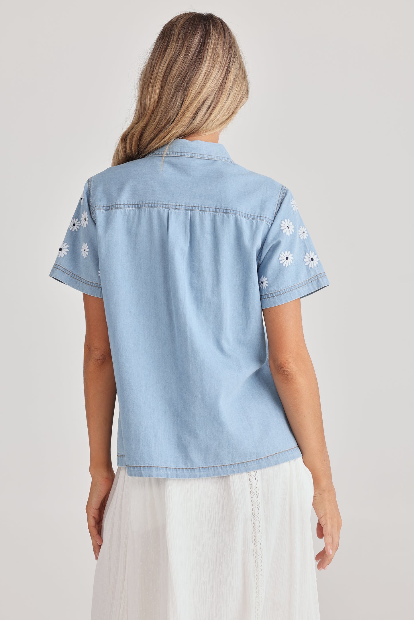 Cece Denim Shirt