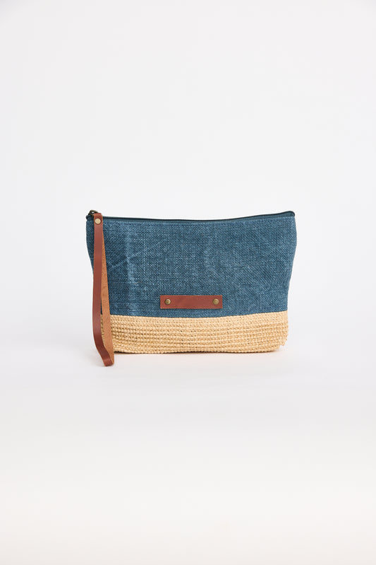 Beachcomber Clutch - Denim