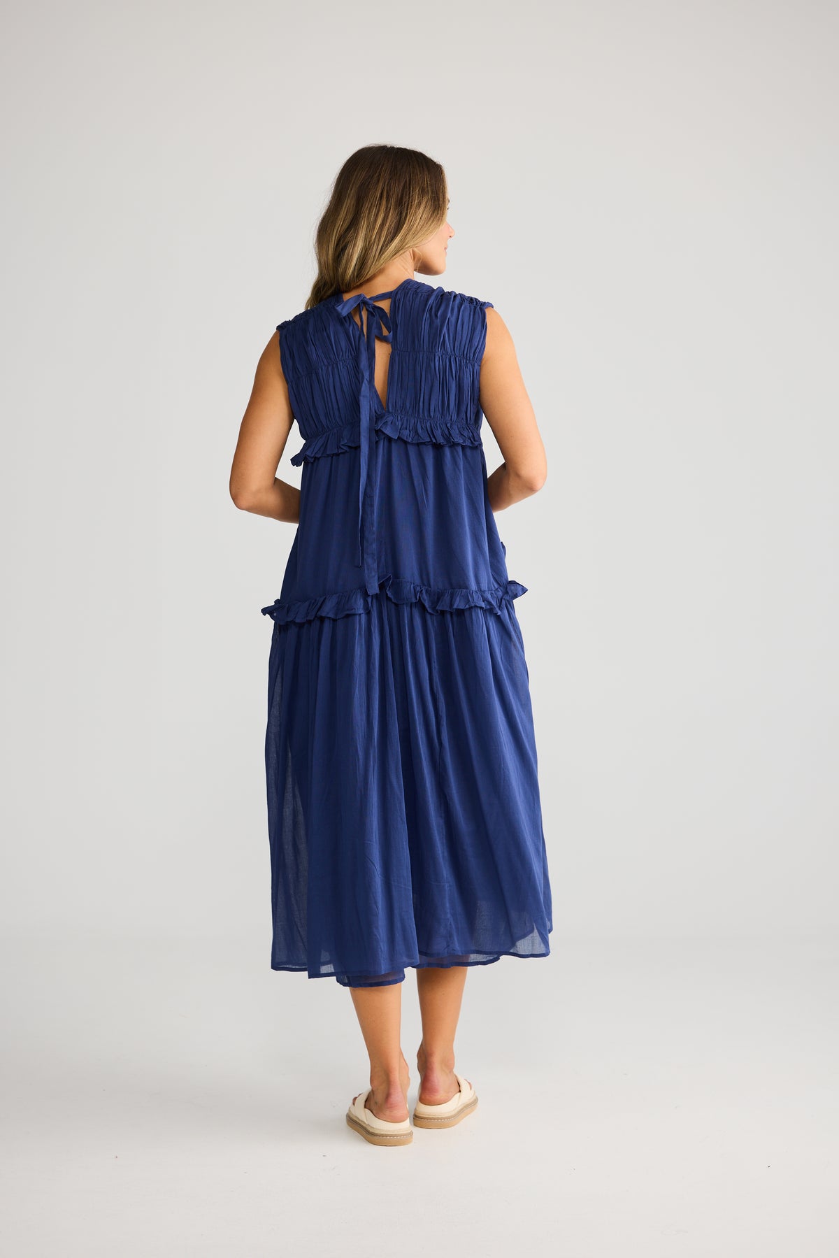 Behati Dress in Navy