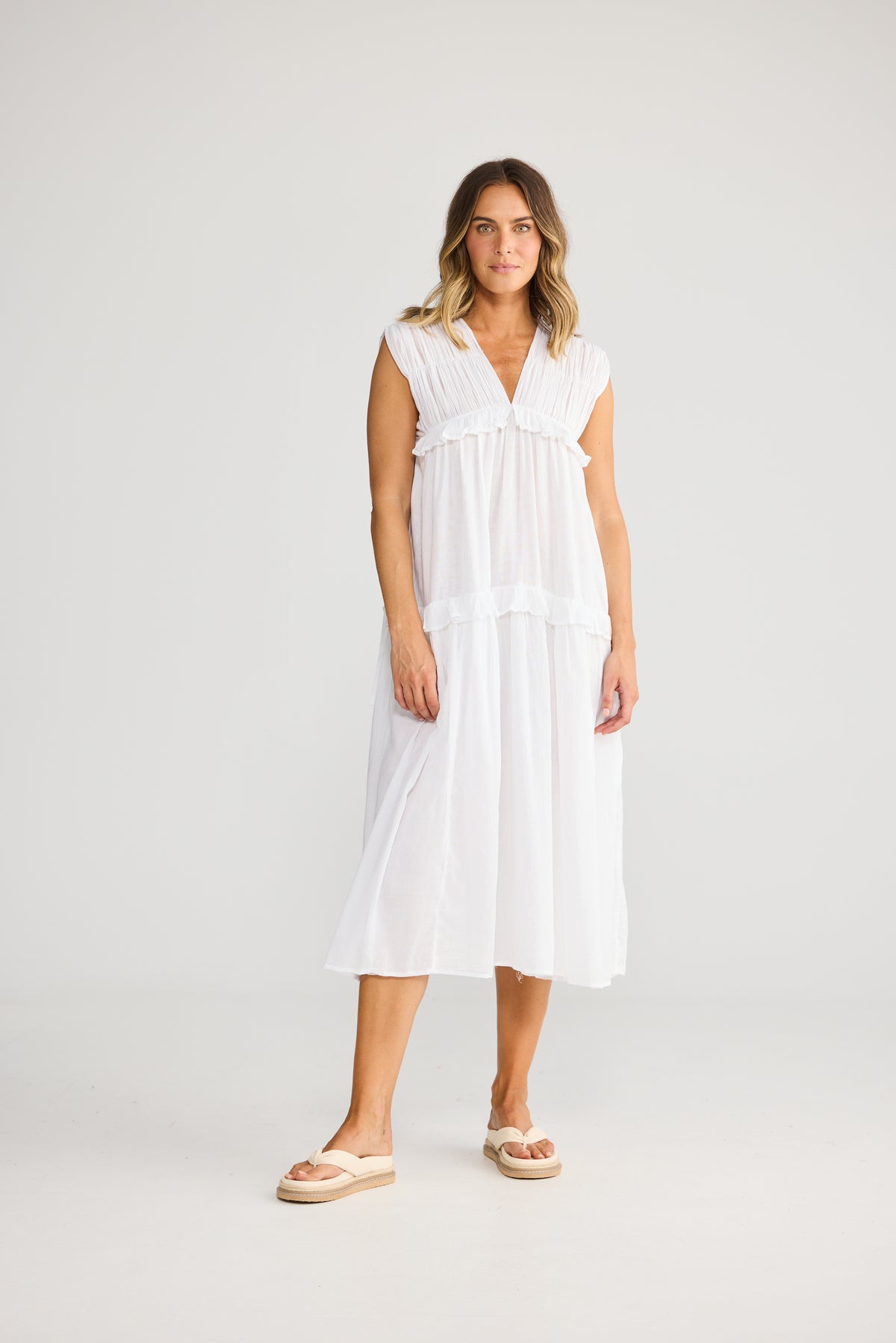 Behati Dress in White