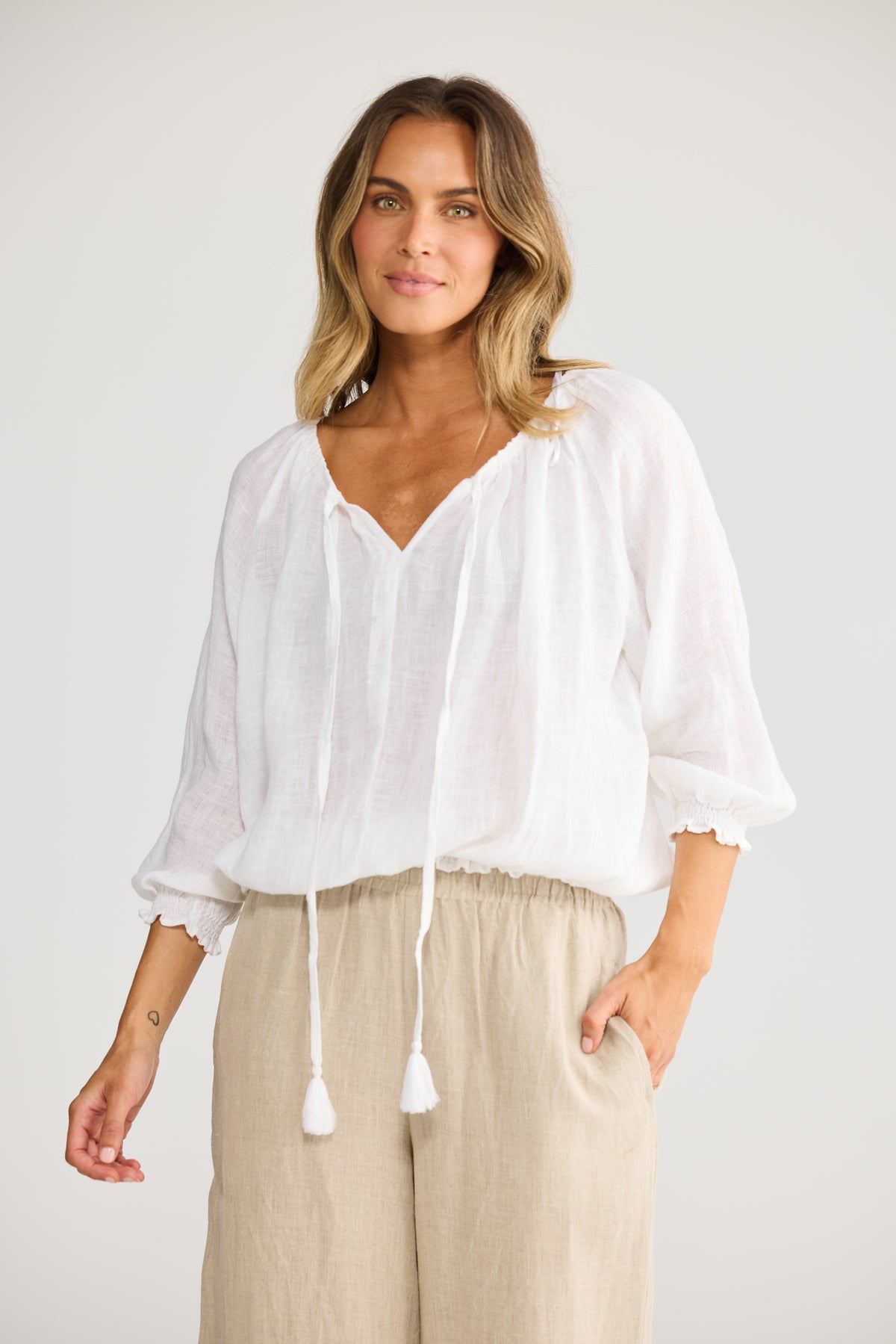 Seaside Top in White