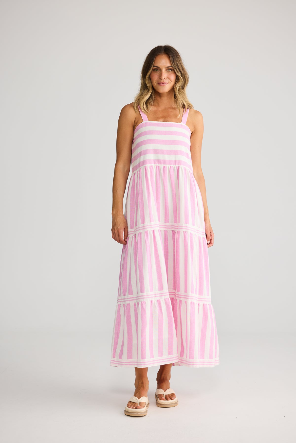 Canyon Maxi Dress in Candy Stripe