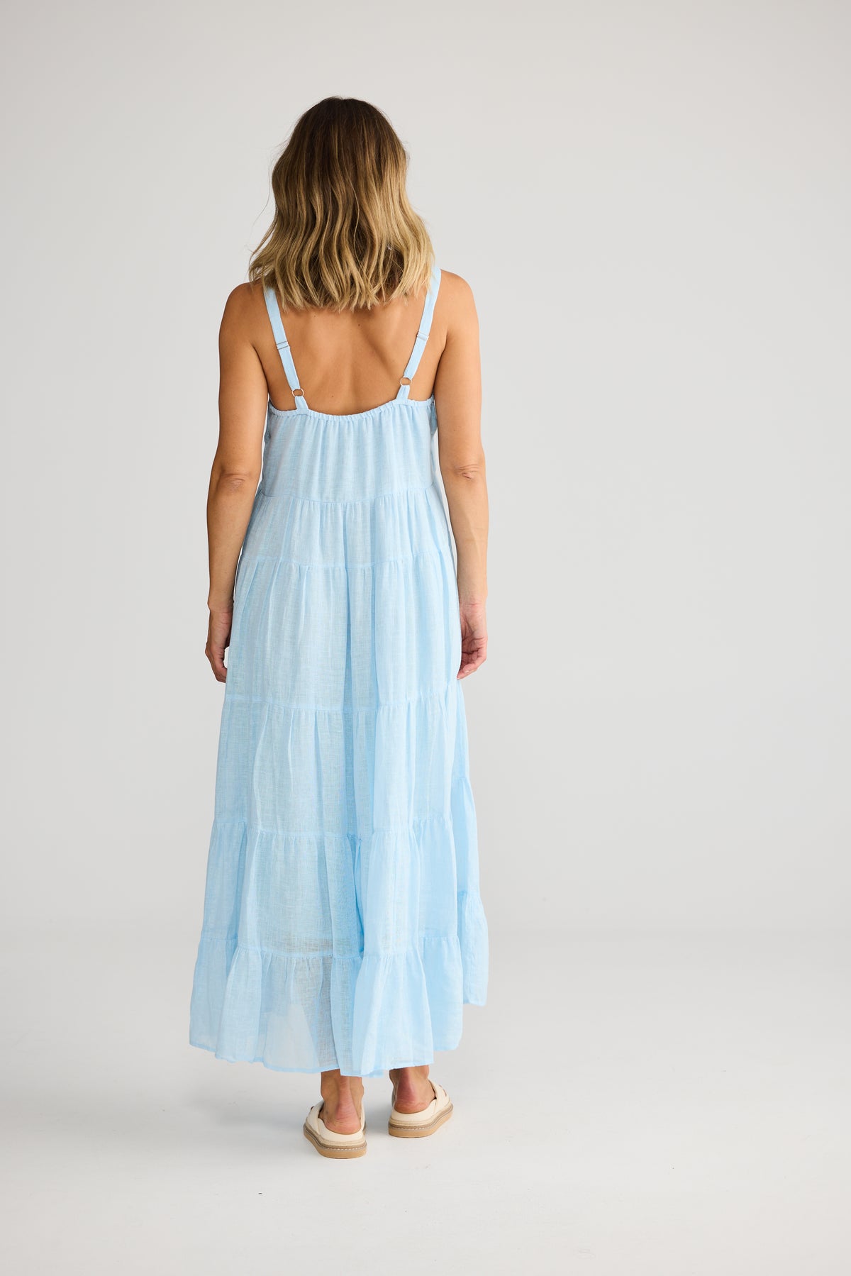 Evianna Dress in Light Blue
