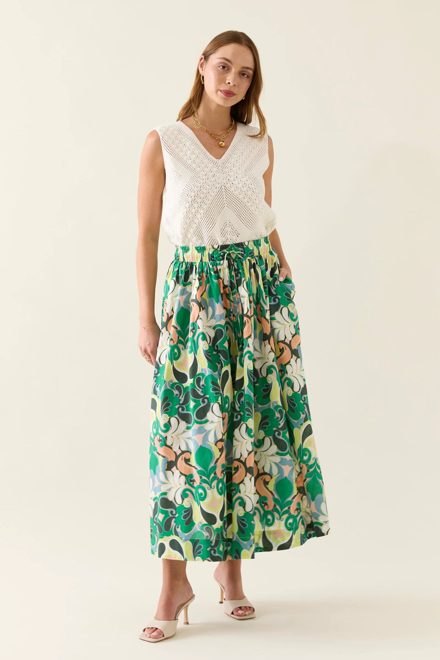 Aurora Maxi Skirt - Paisley