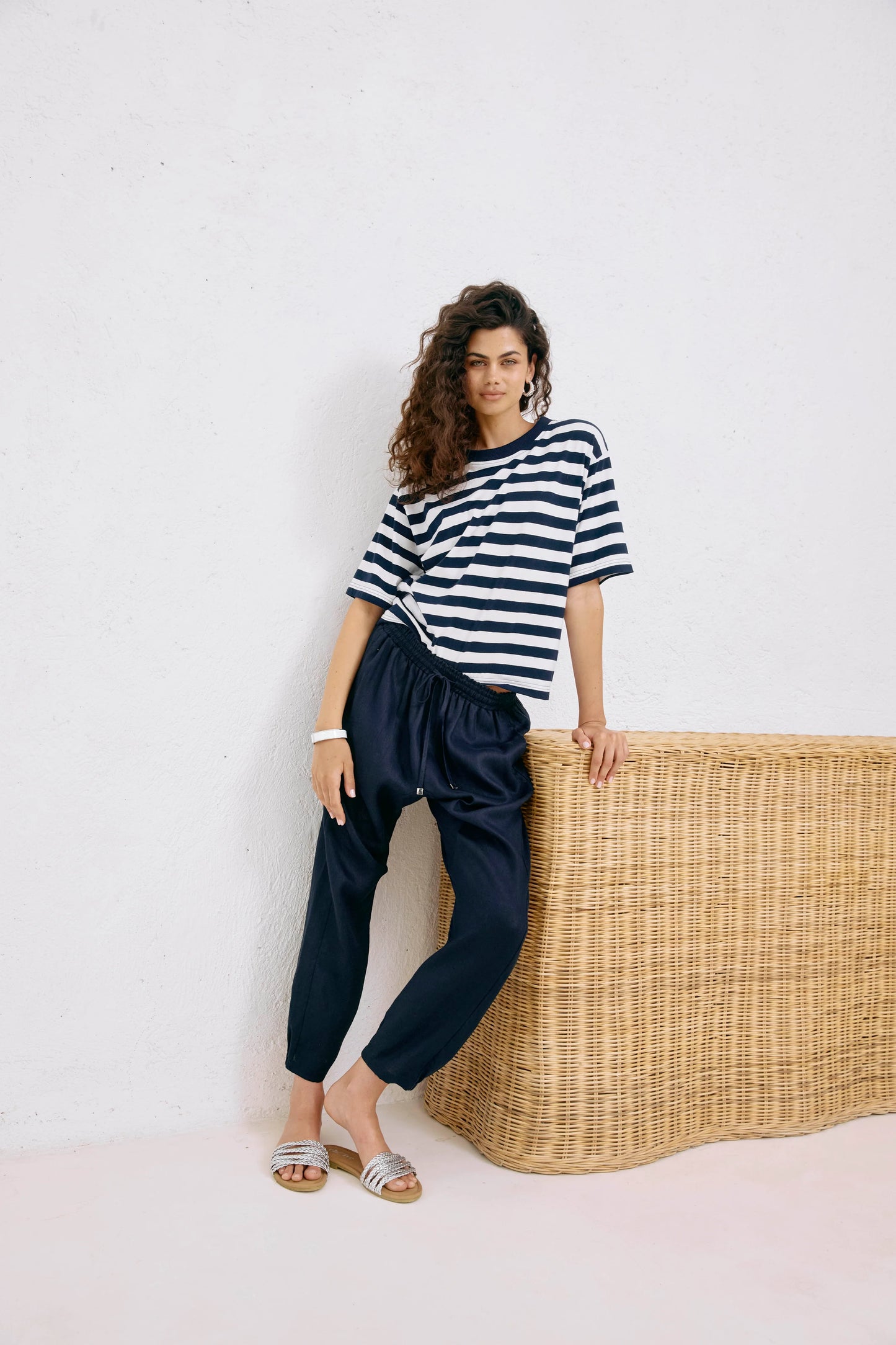 Relaxed Pant - Eb & Ive - Navy