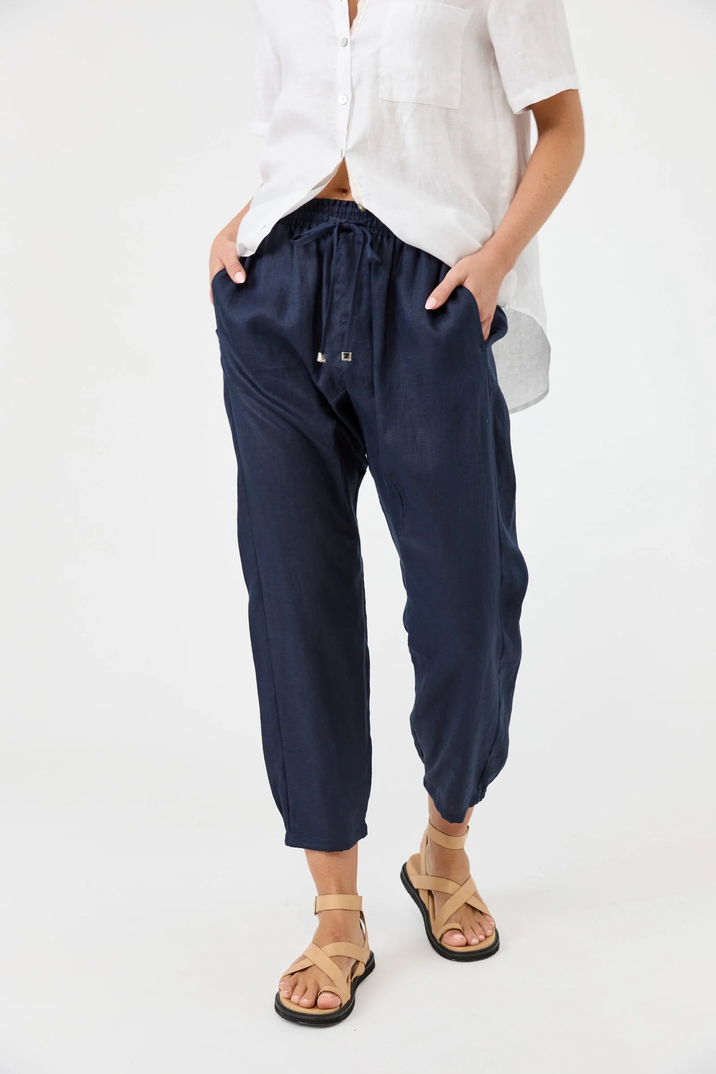 Relaxed Pant - Eb & Ive - Navy