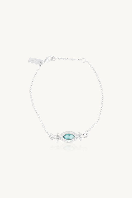 Radiance Apatite Silver Bracelet