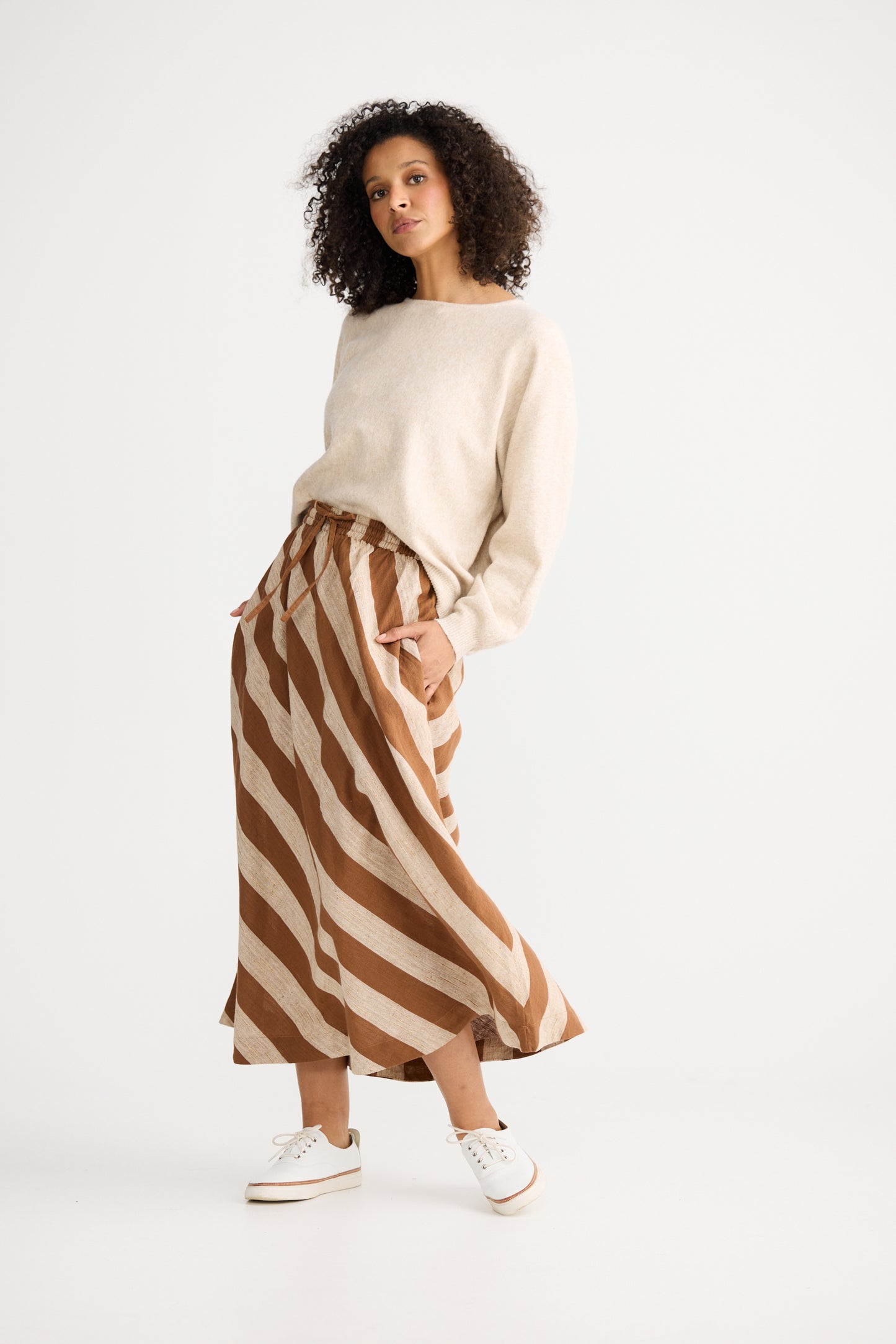 Nadia Skirt | Sienna Stripe