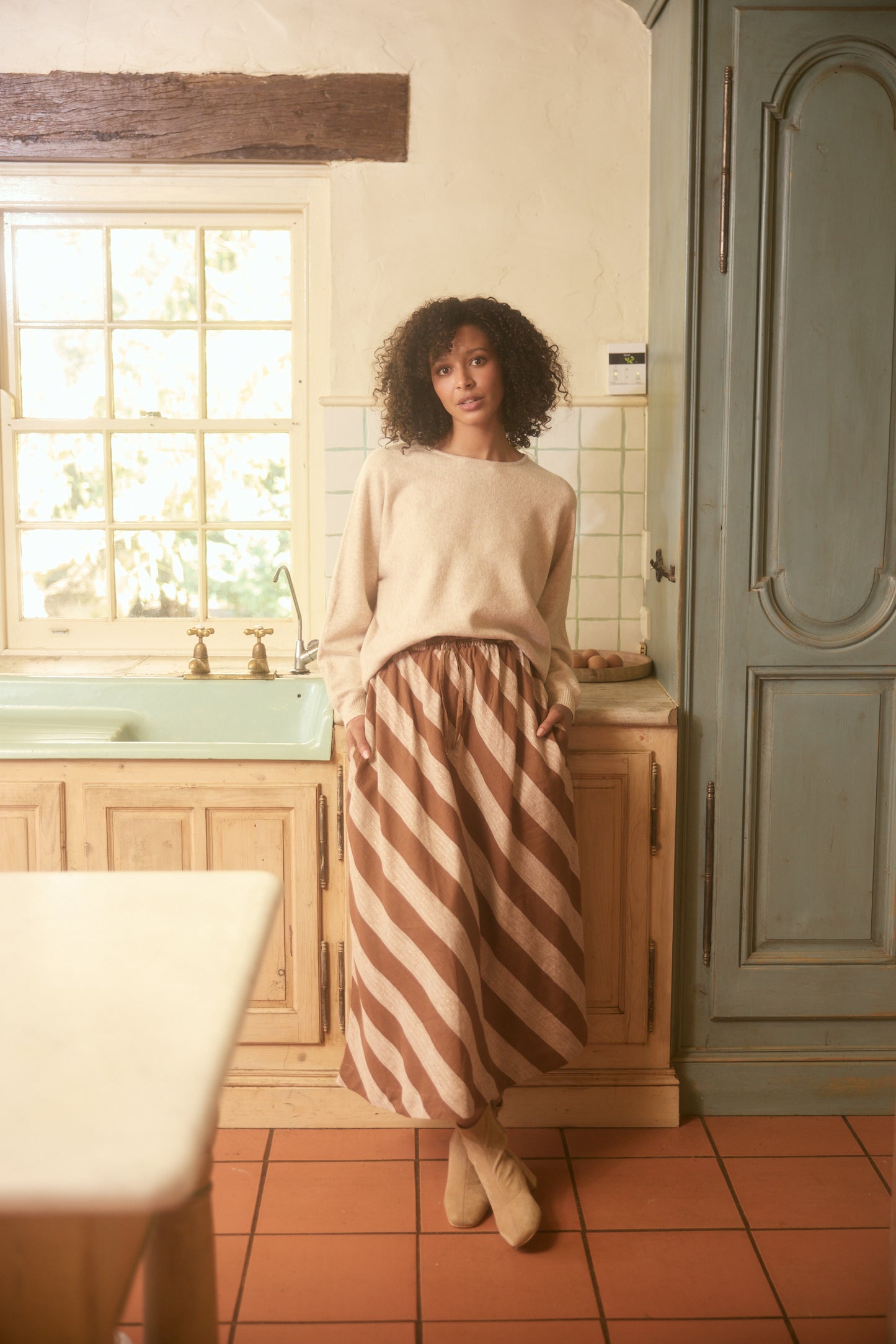 Nadia Skirt | Sienna Stripe