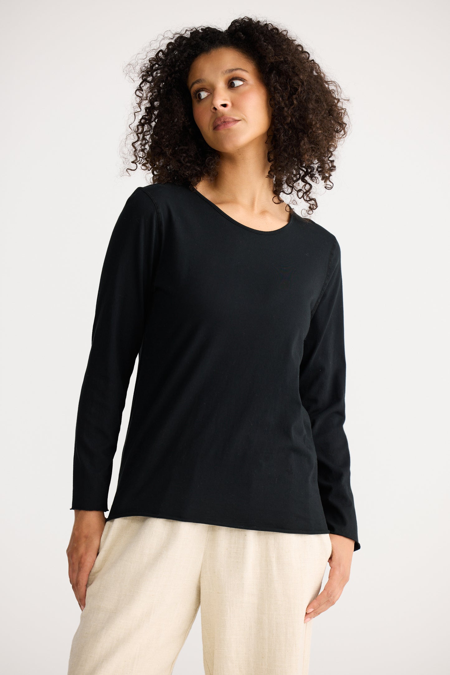 Kasai Long Sleeve Tee | Black