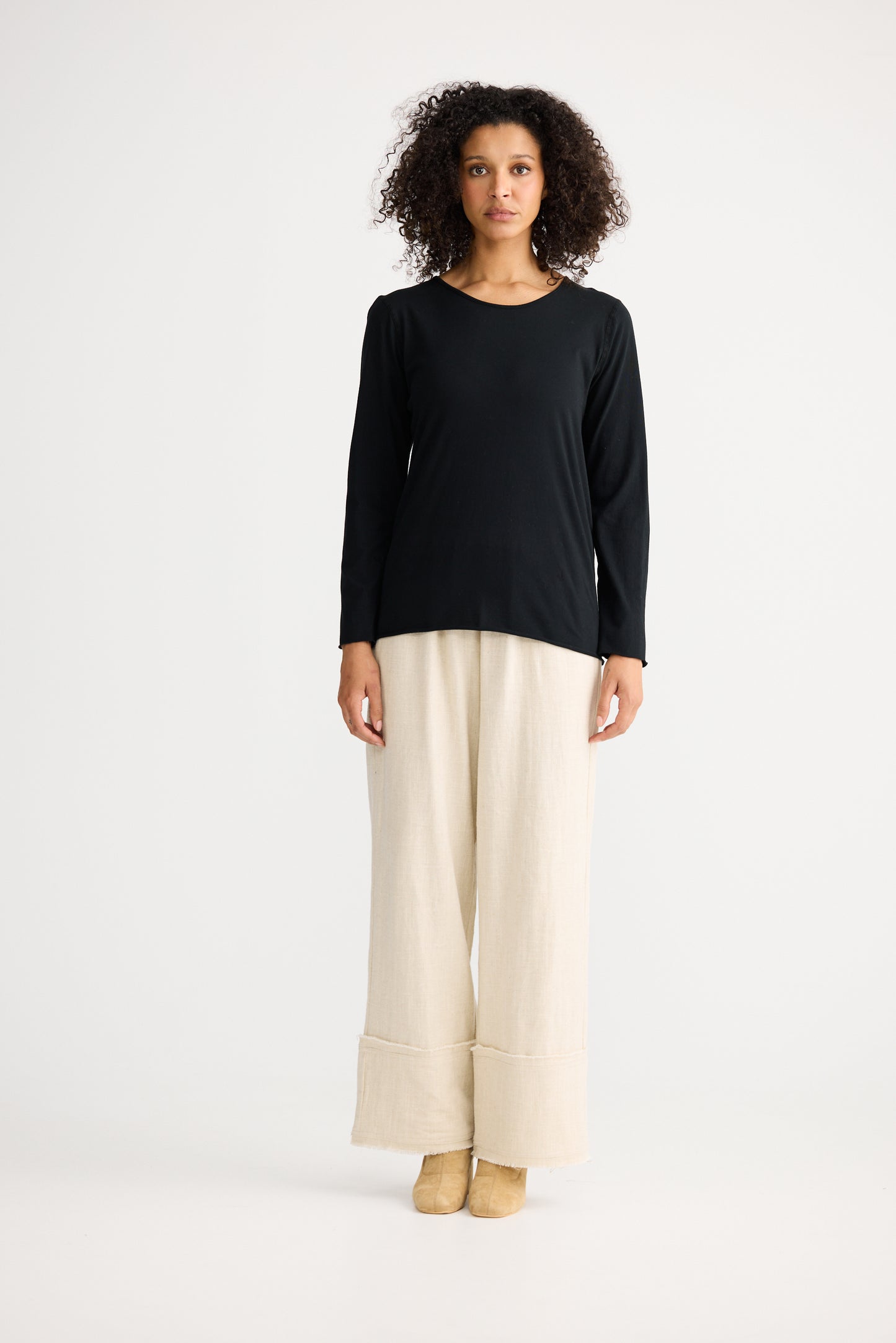 Kasai Long Sleeve Tee | Black