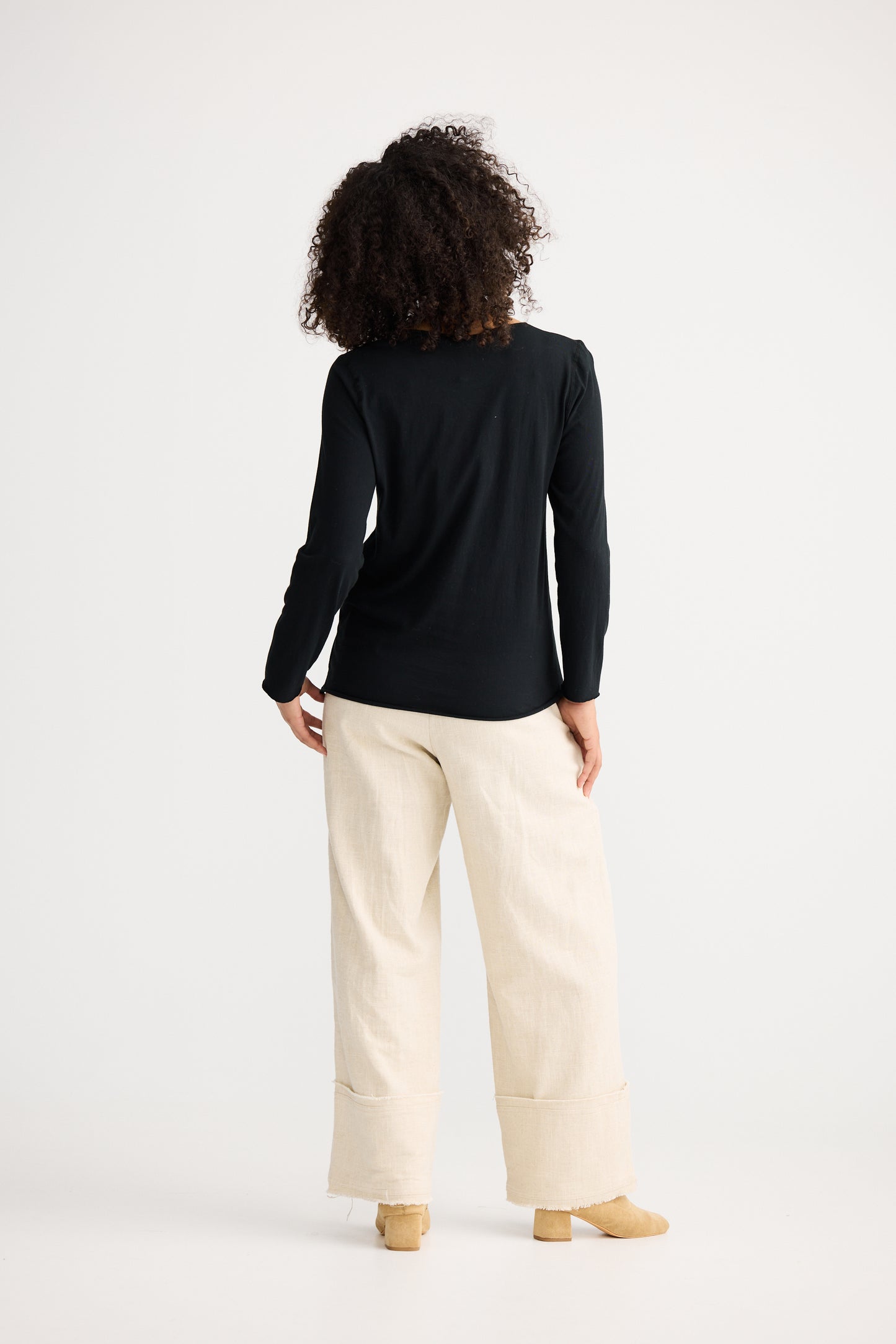 Kasai Long Sleeve Tee | Black