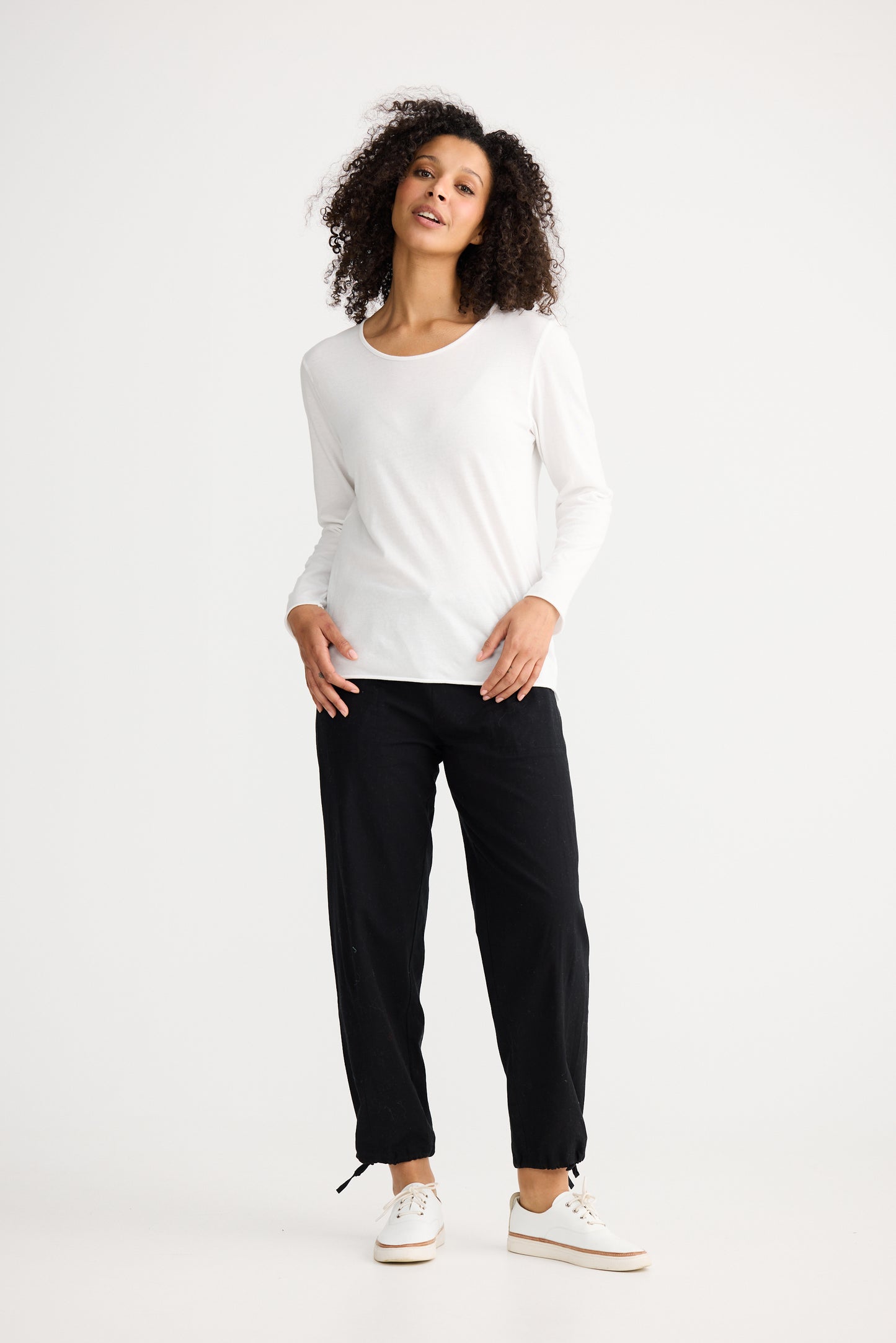 Kasai Long Sleeve Tee | Ivory