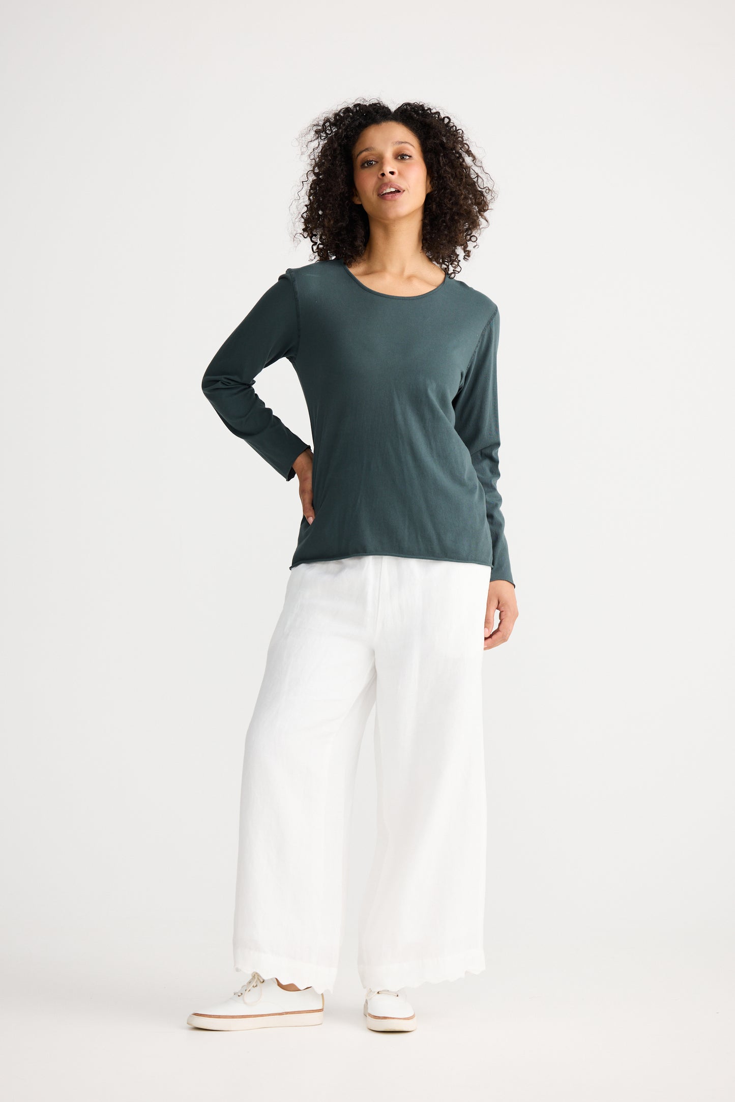 Kasai Long Sleeve Tee | Slate