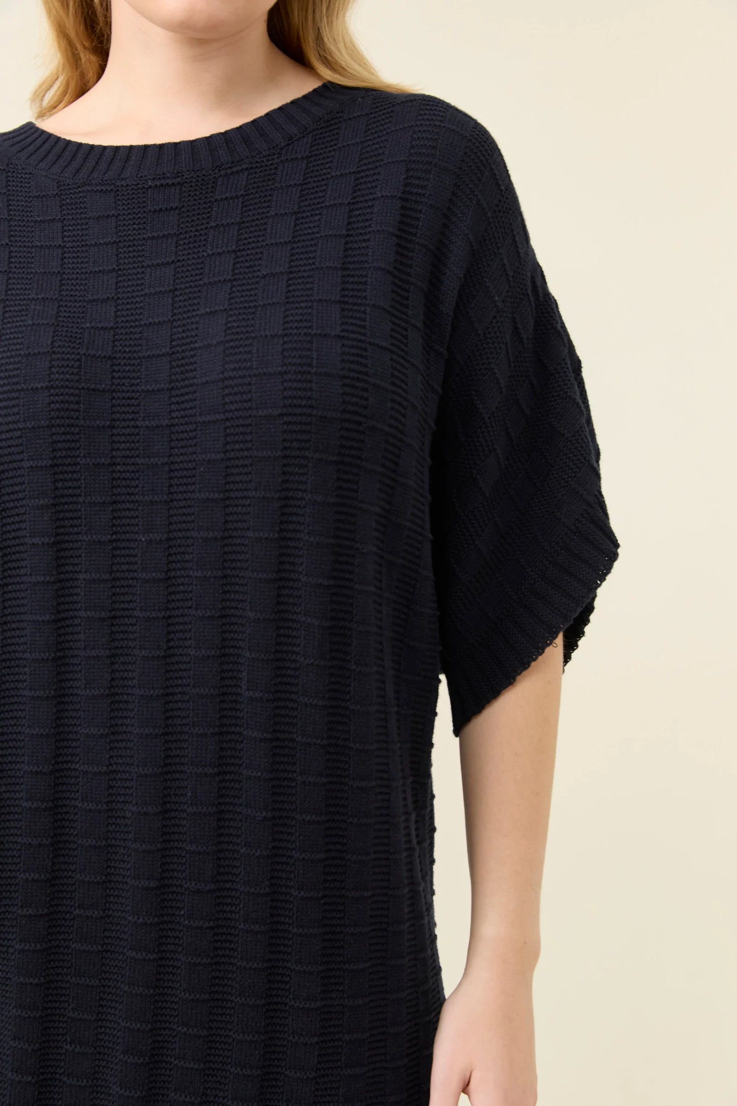 Sadie Knit Top | Navy