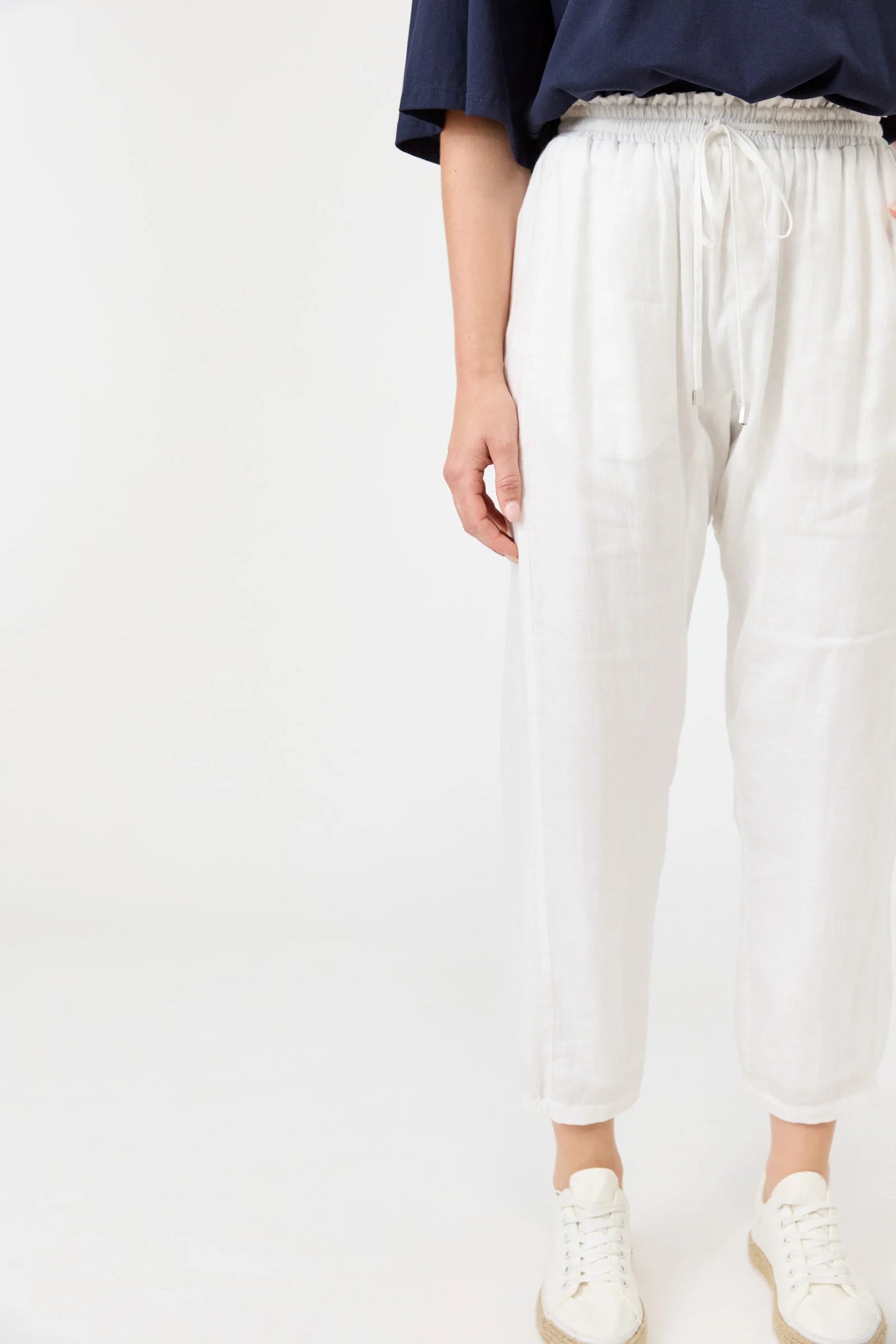 Relaxed Pant - Eb & Ive - Salt