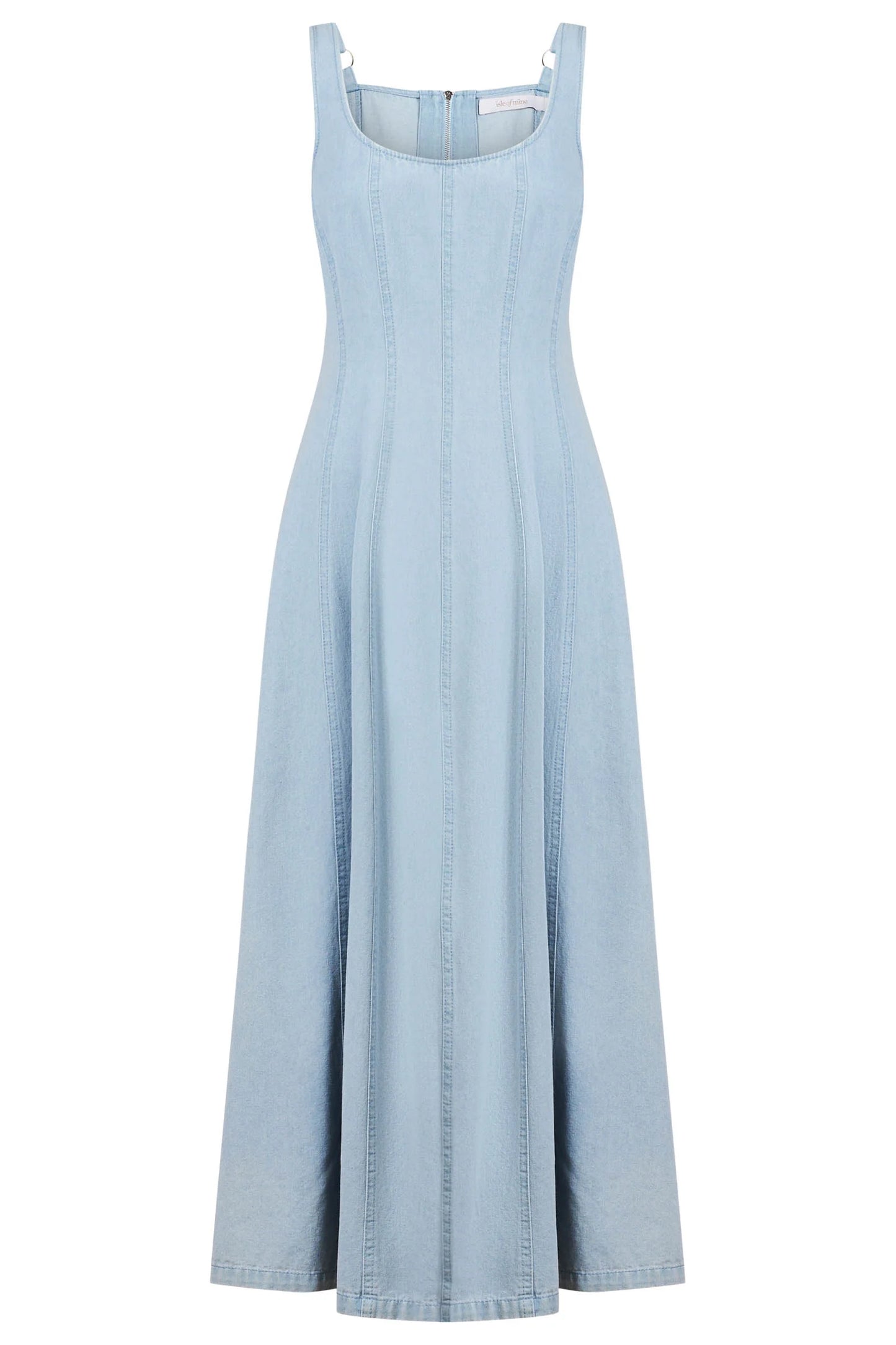 Sofie Denim Tank Dress - Sky