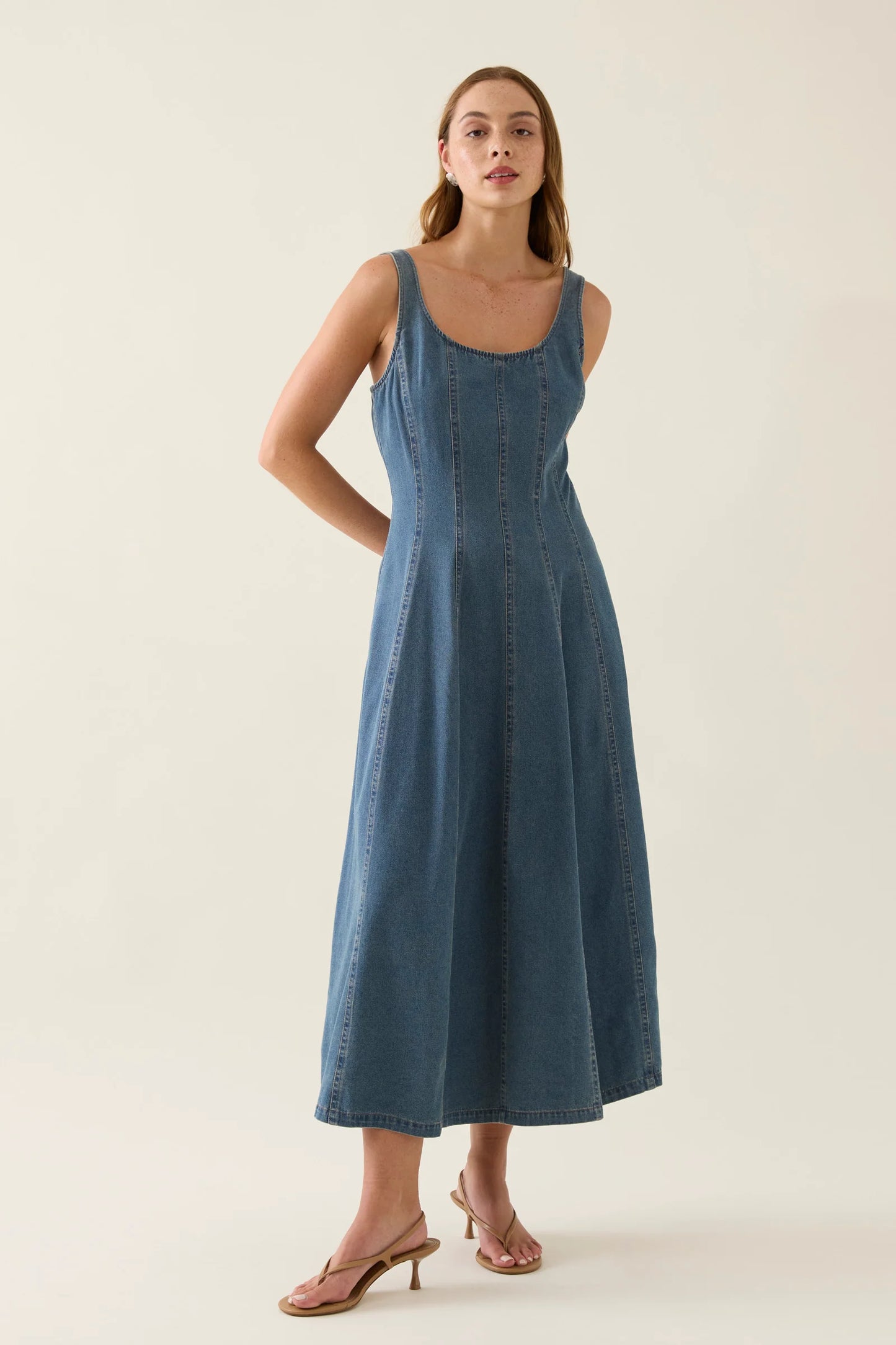 Sofie Denim Tank Dress - Drift